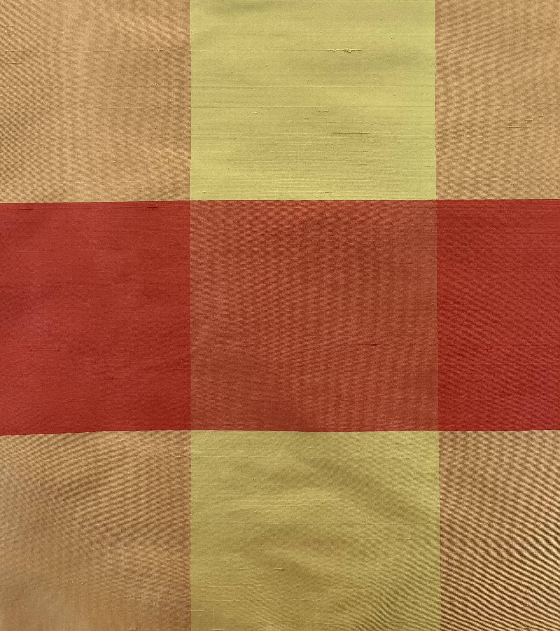 Pure Silk Shantung Gingham