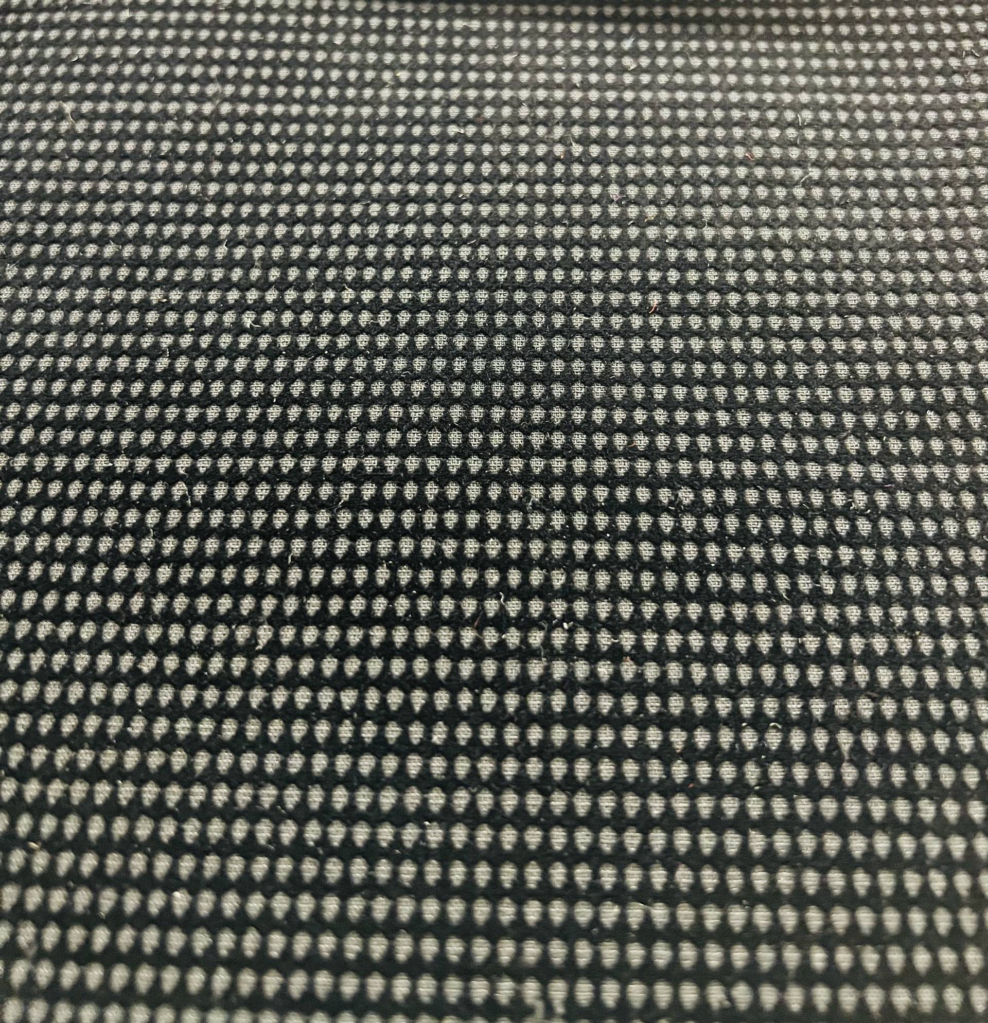 Couture Flocked Silk and Wool In Black