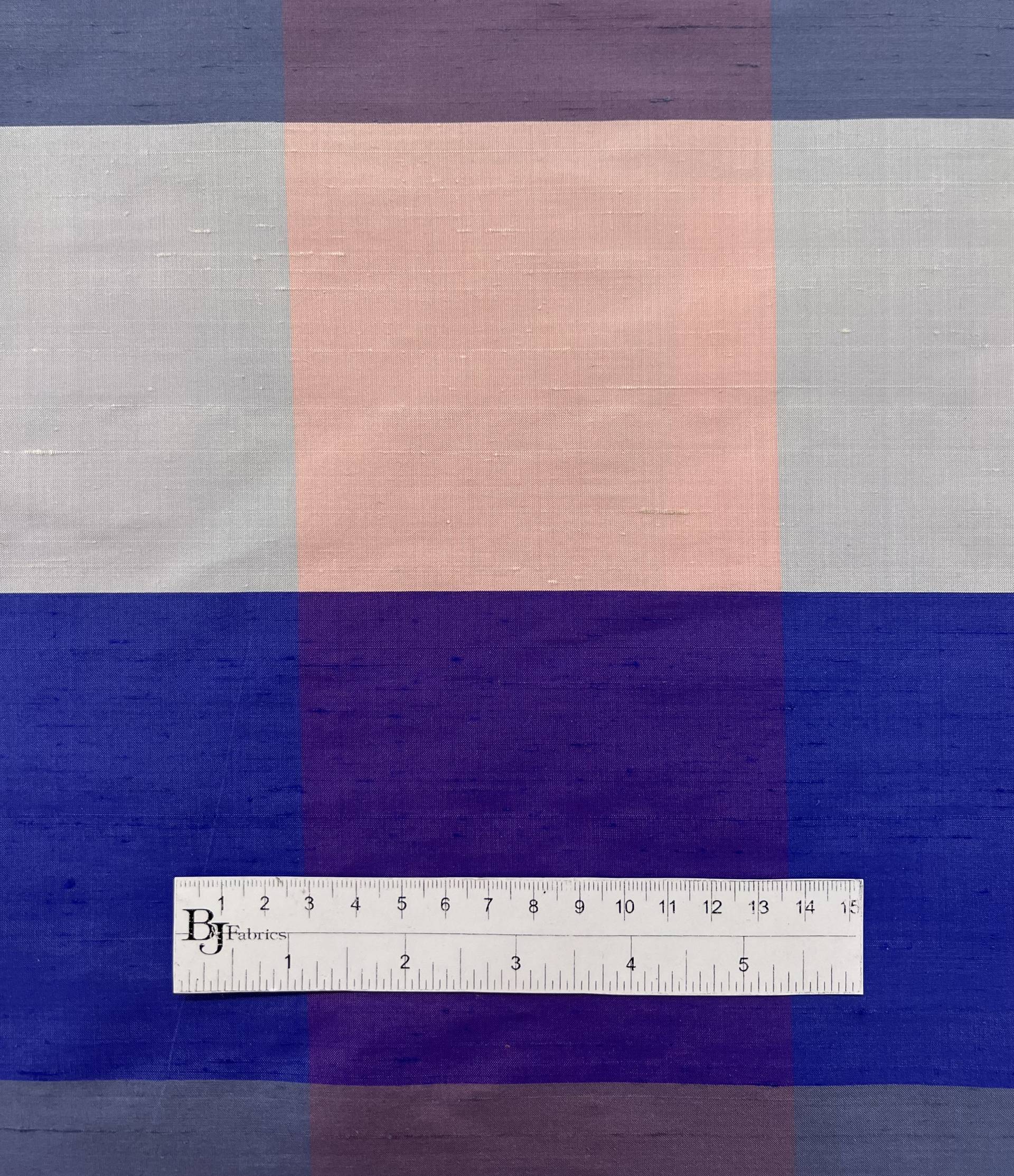 Pure Silk Shantung Gingham