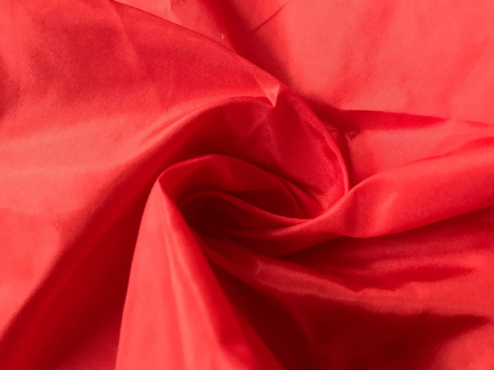 pure silk paper taffeta in lantern red