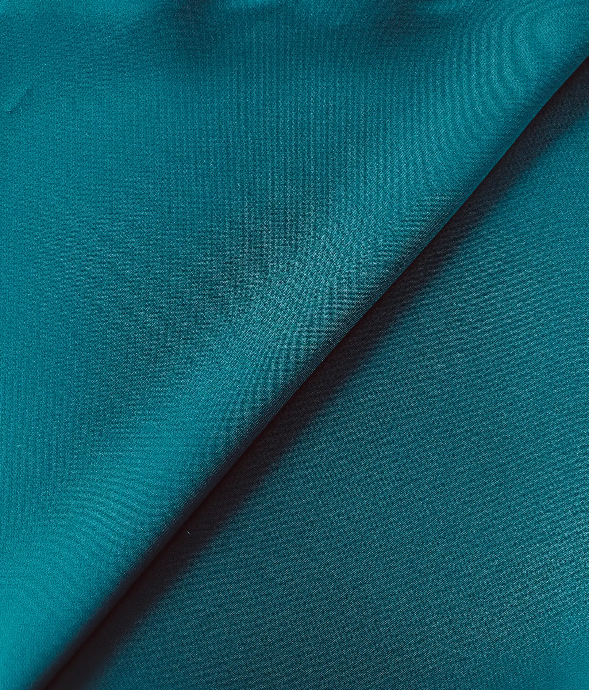 Stretch Polyester Crepe in TEAL