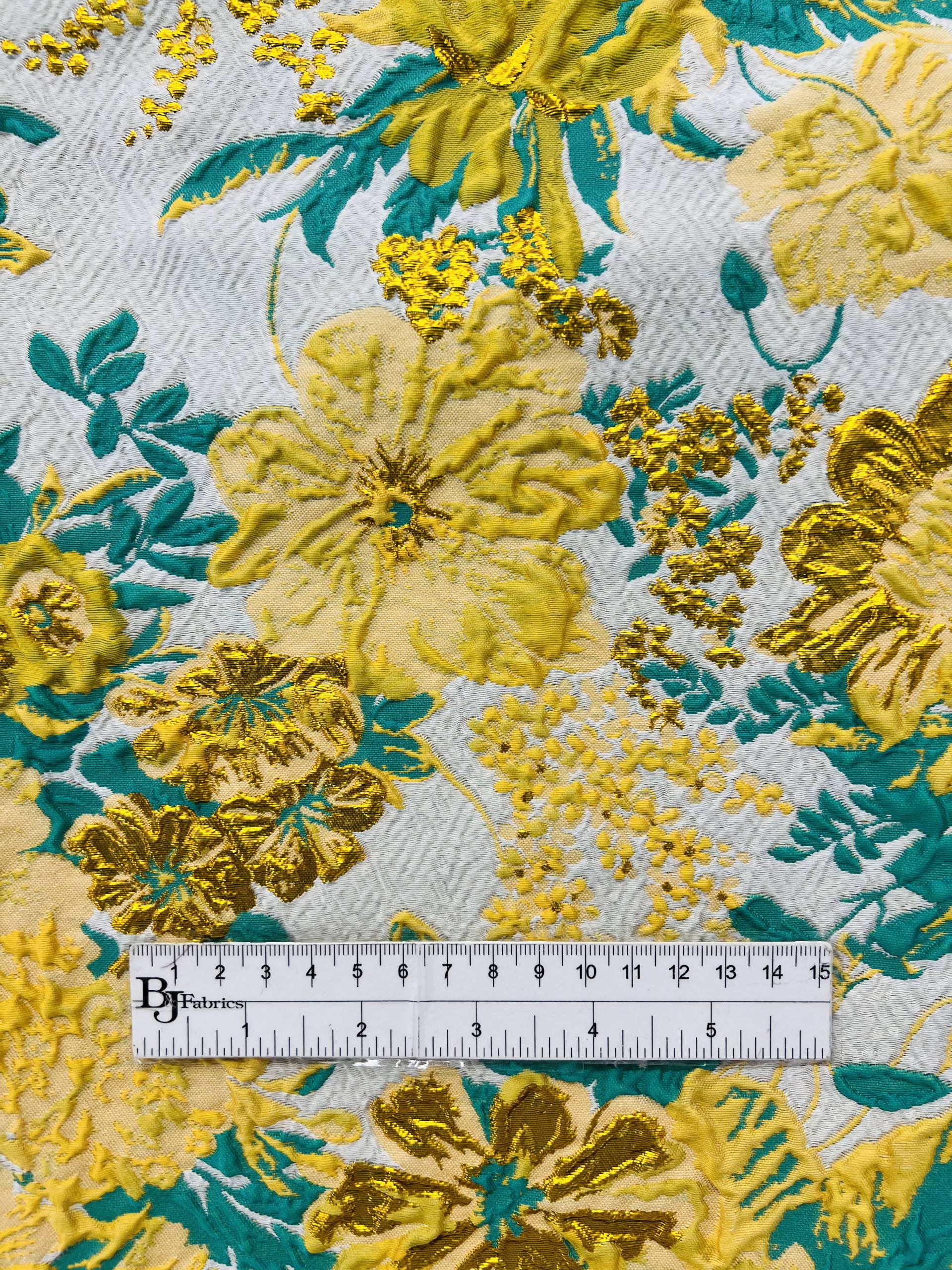 Silk Blend Metallic Brocade