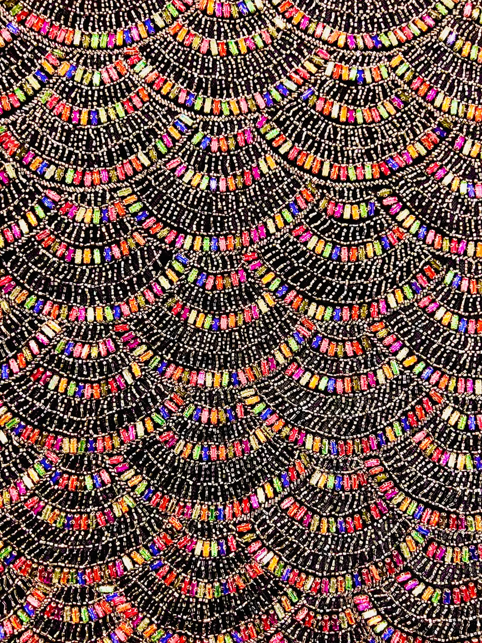 Couture Hand Beaded tulle