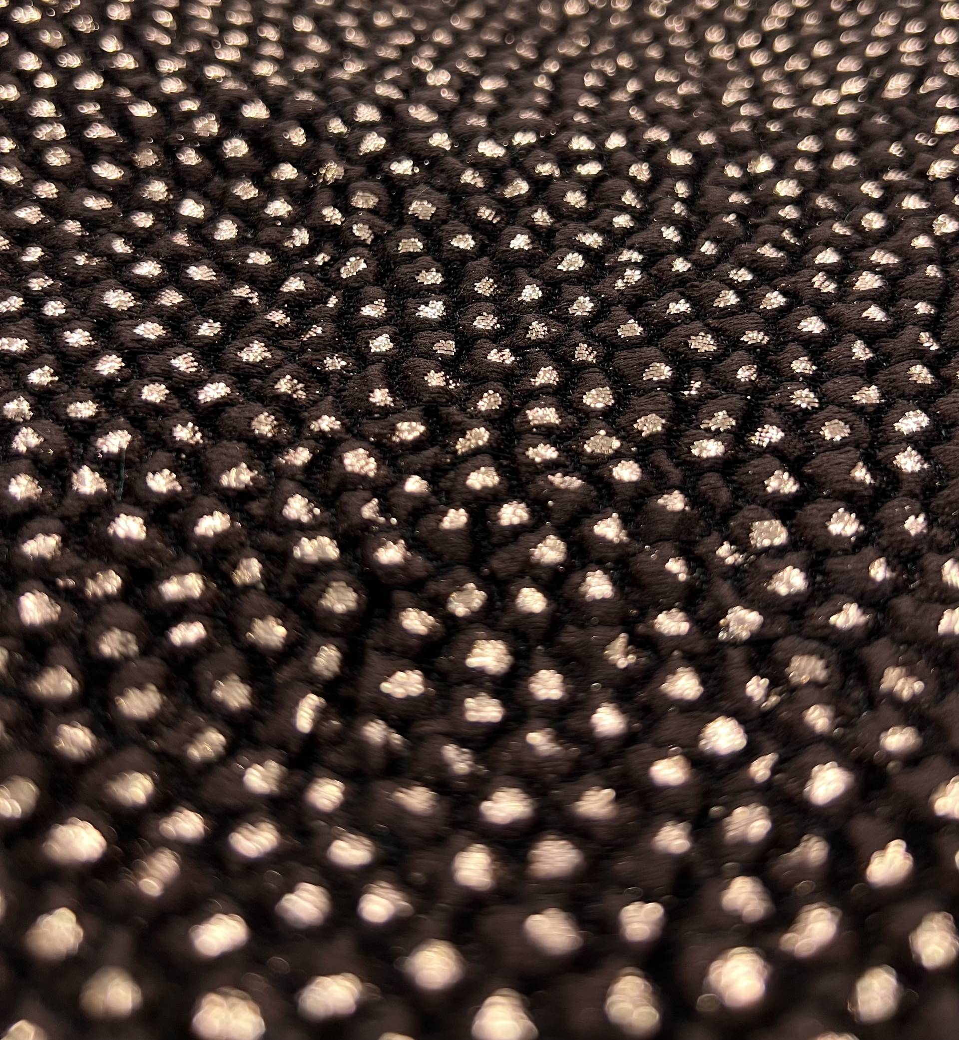 Jacquard Metallic Brocade in Brown