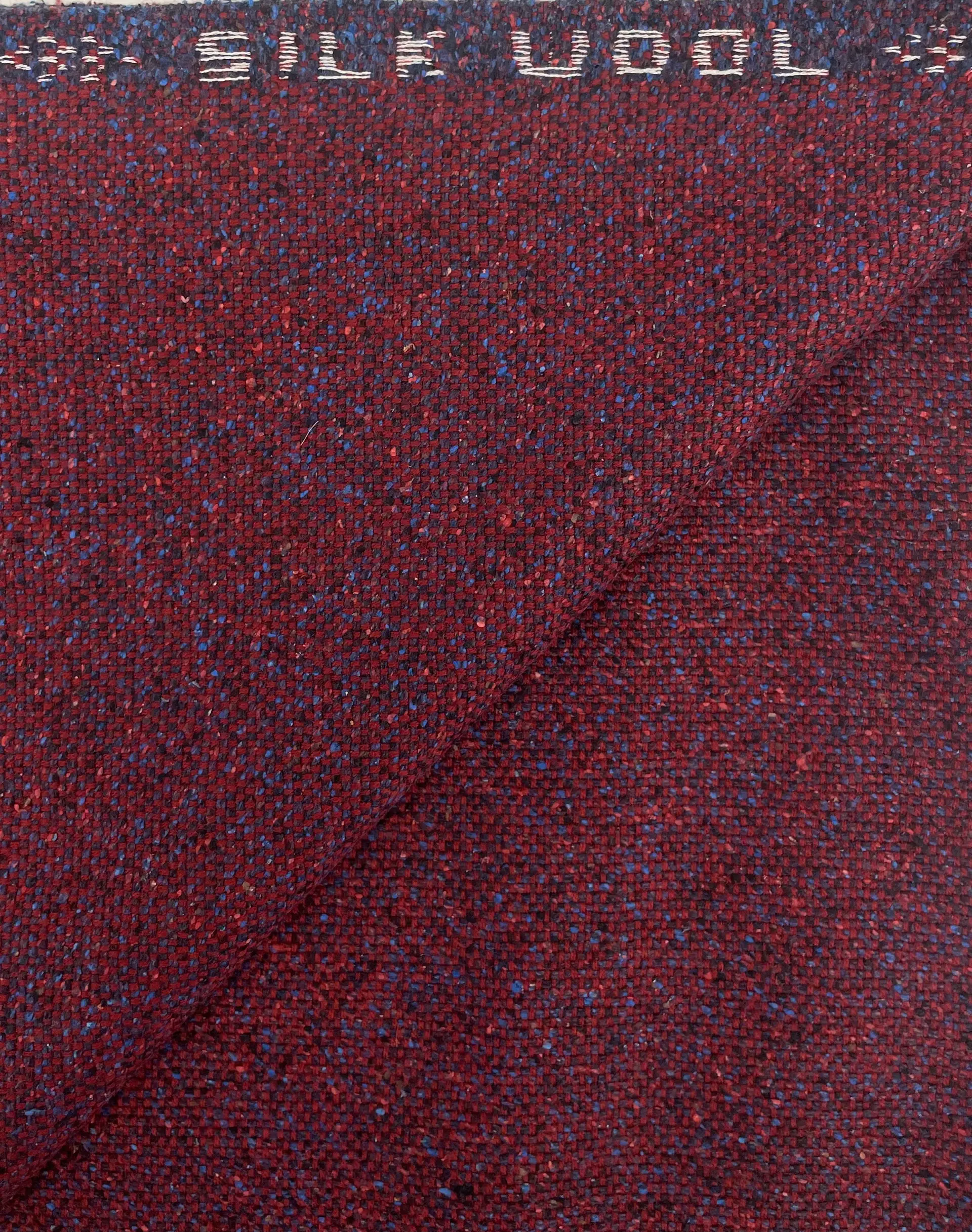 Silk & Wool Blend Donegal Tweed