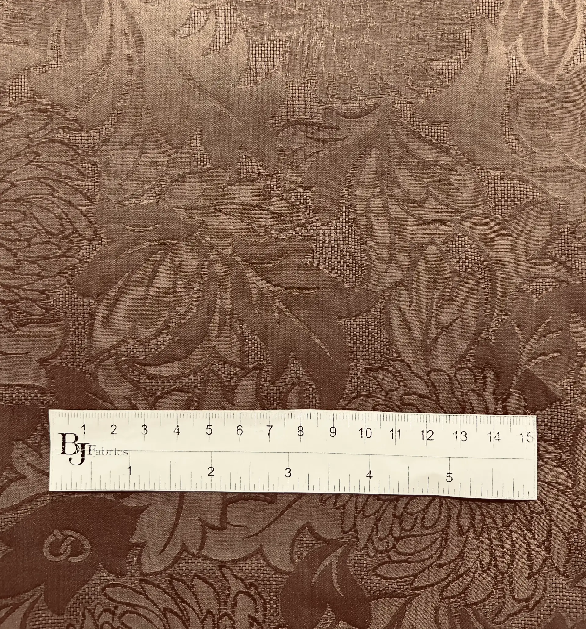 Pure Silk Gazar Jacquard in Taupe