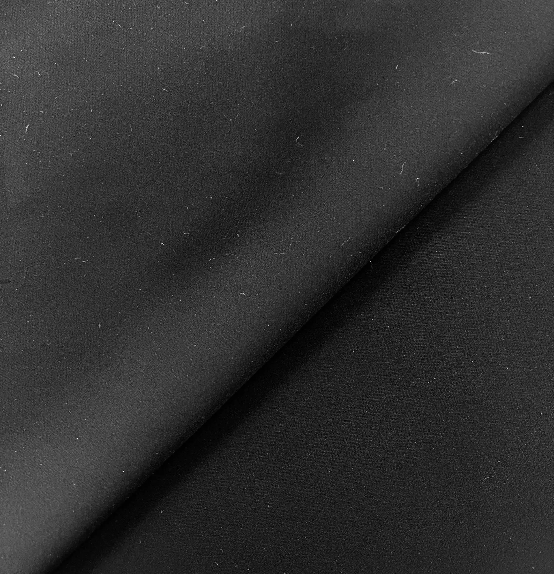 Bi-Stretch Nylon Crepe in Black