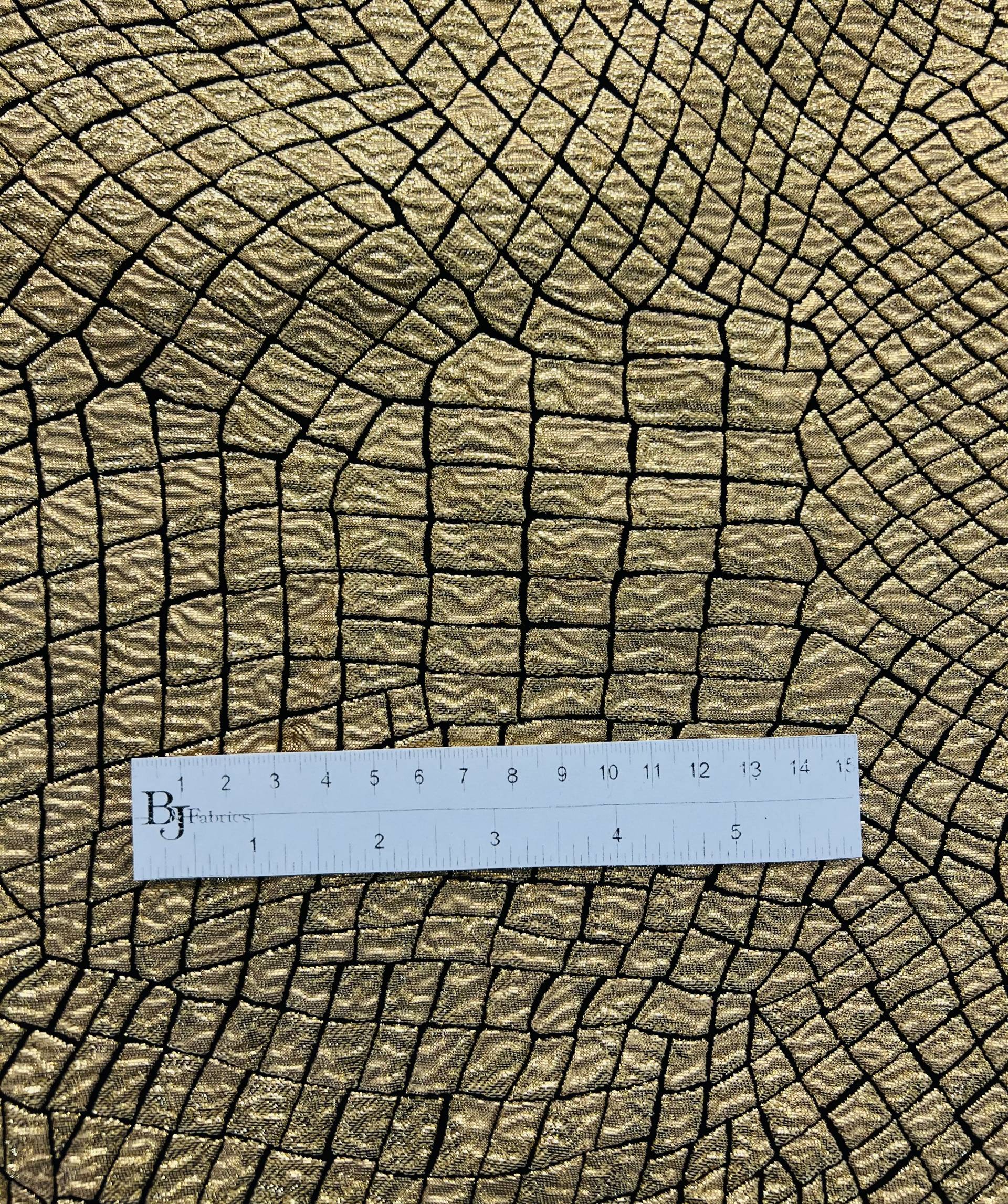 Silk Blend Metallic Brocade