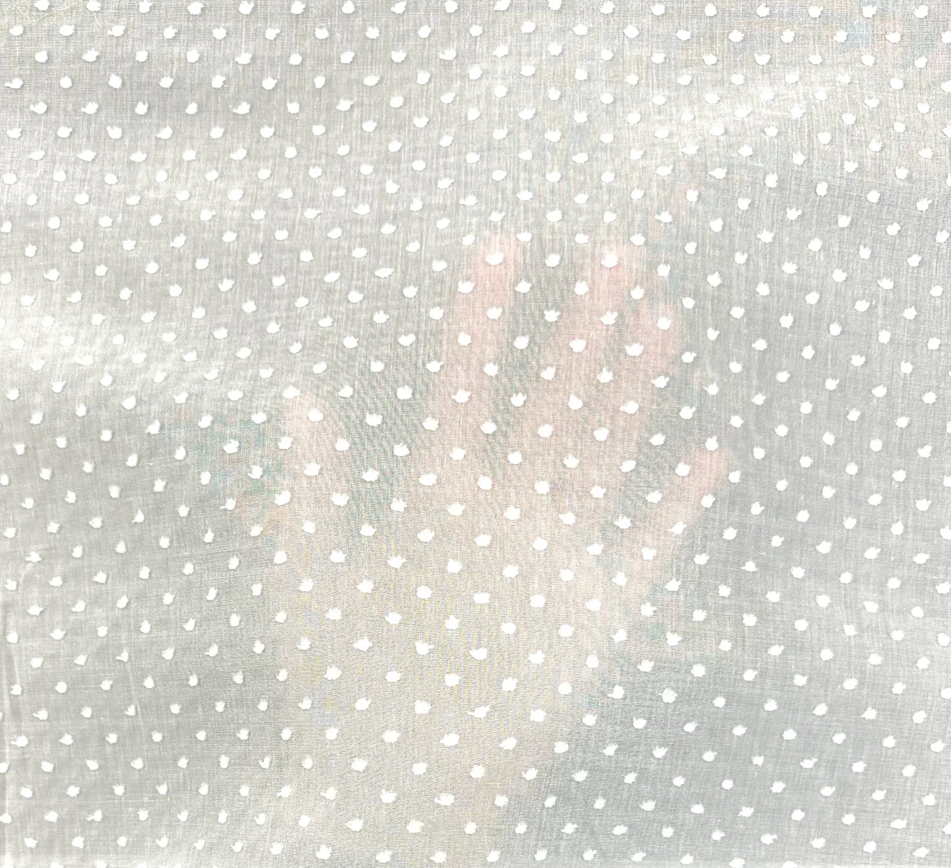 Cotton Swiss Dot in White