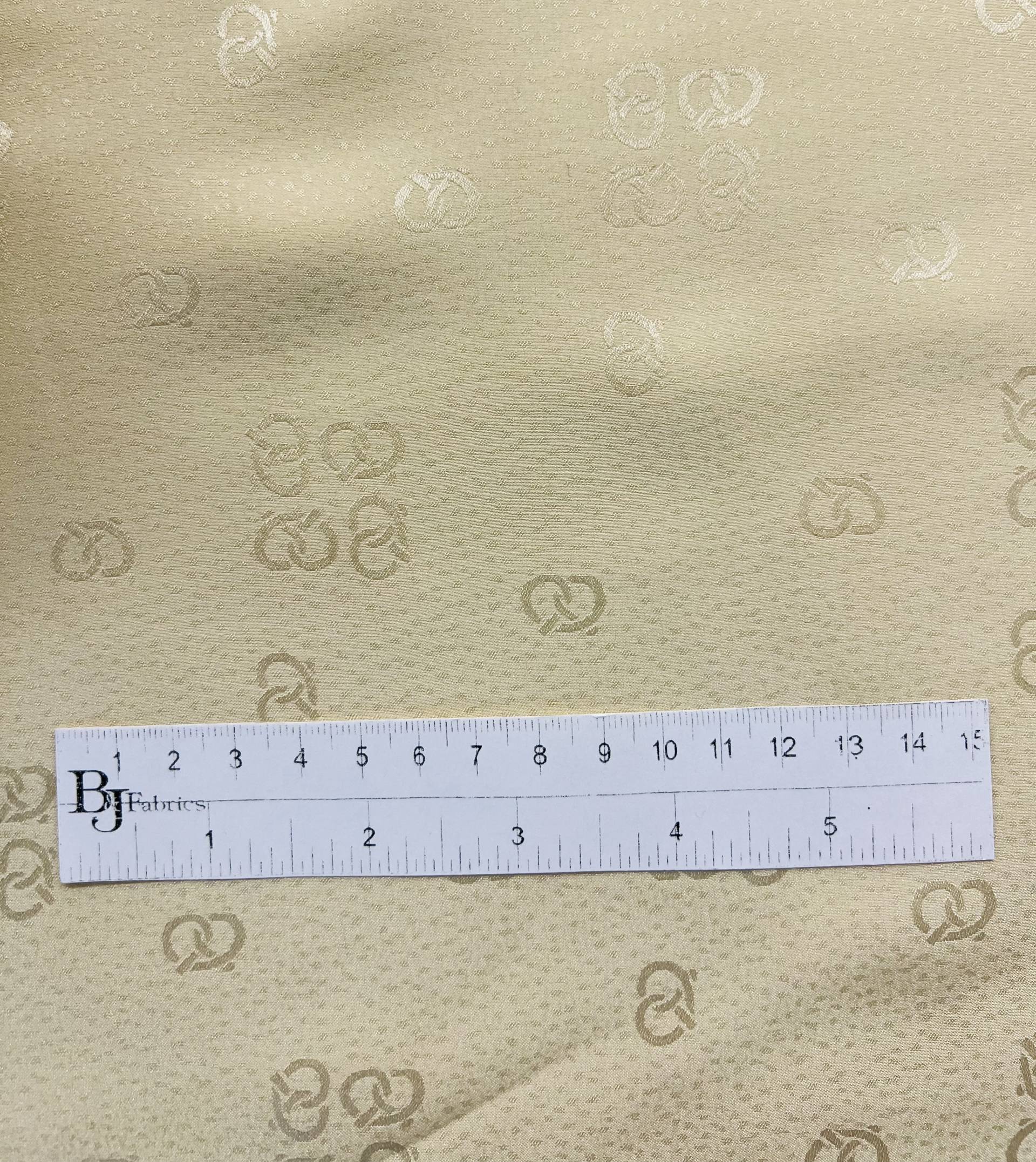 Vintage Silk Jacquard in Butter