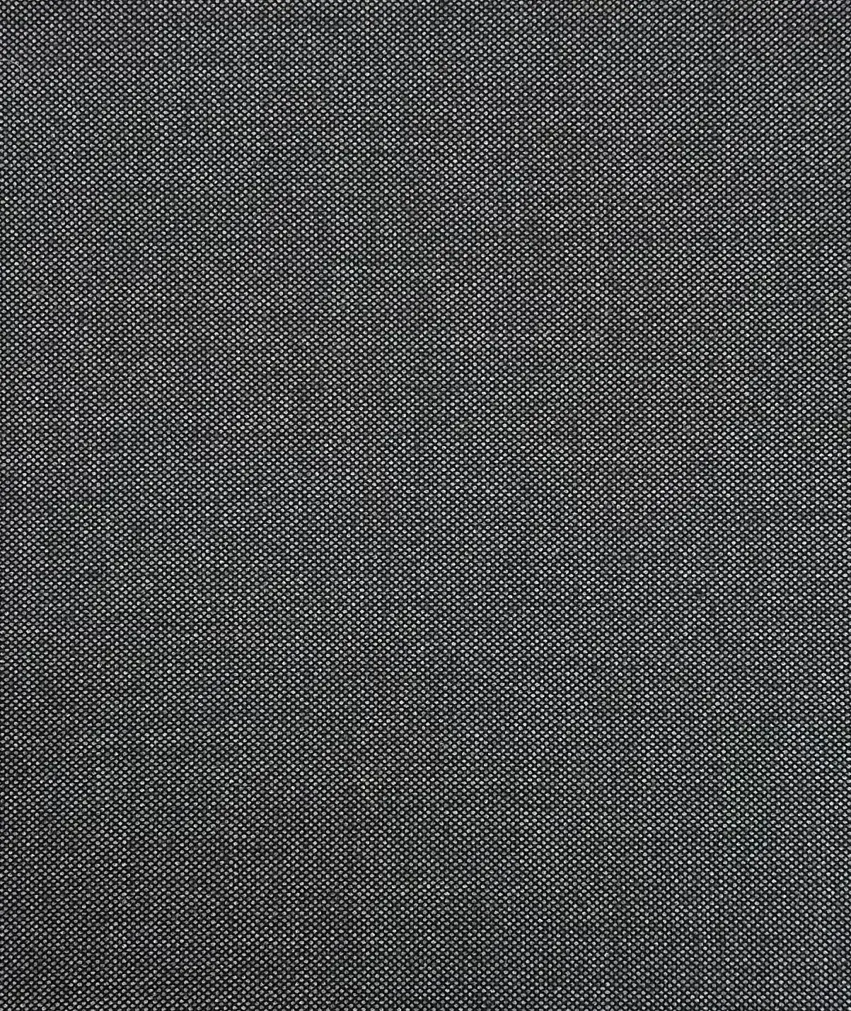 Italian Wool Birdseye in Black and Charcoal