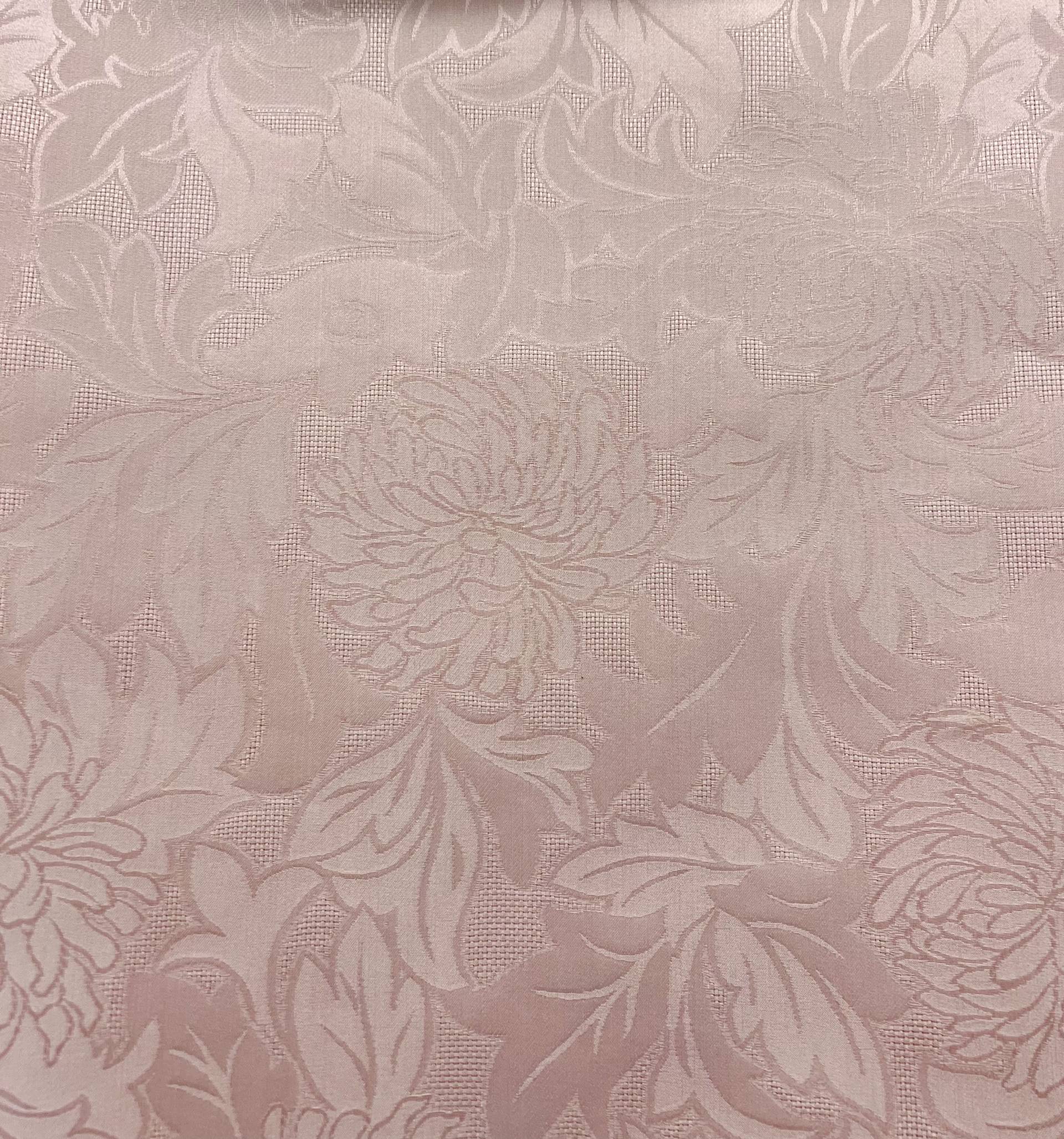 Pure Silk Gazar Jacquard in Dusty Pink