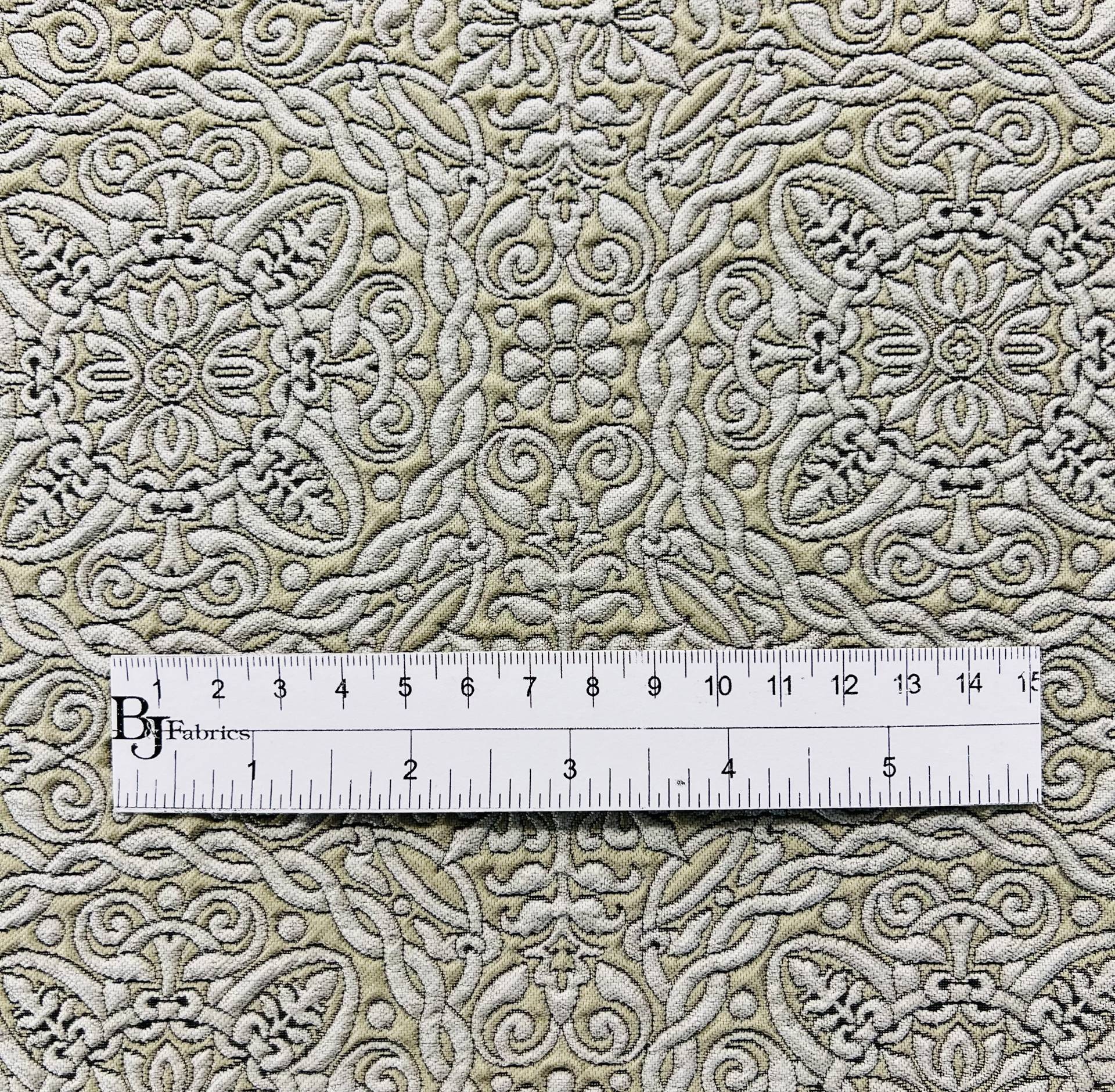 Celtic Style Brocade in Beige &  Putty