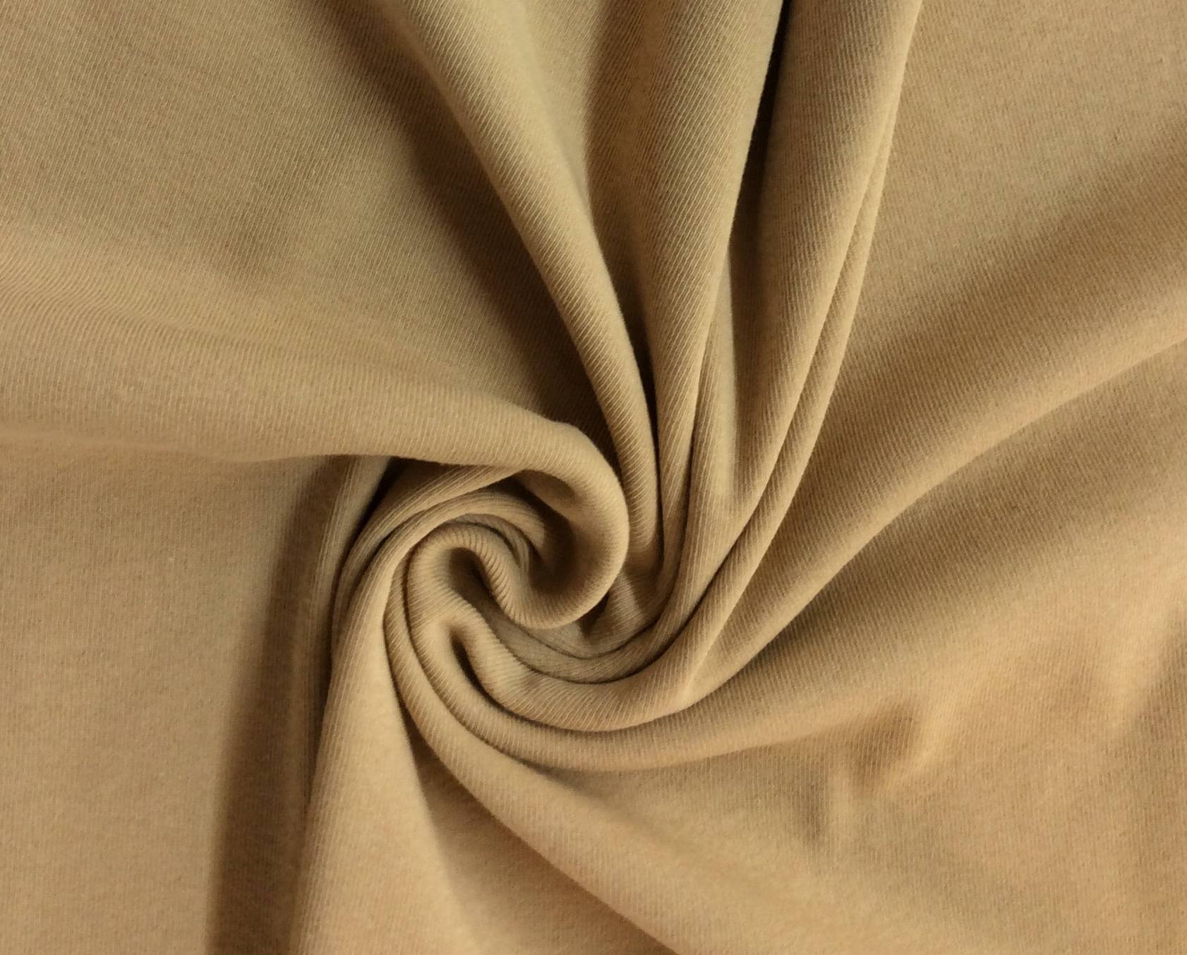 Japanese Cotton Rib Knit in Camel