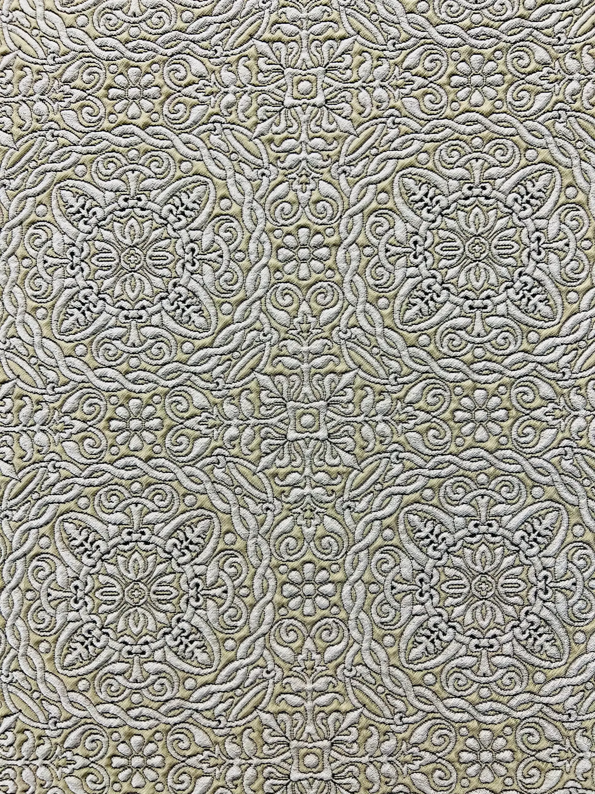 Celtic Style Brocade in Beige &  Putty