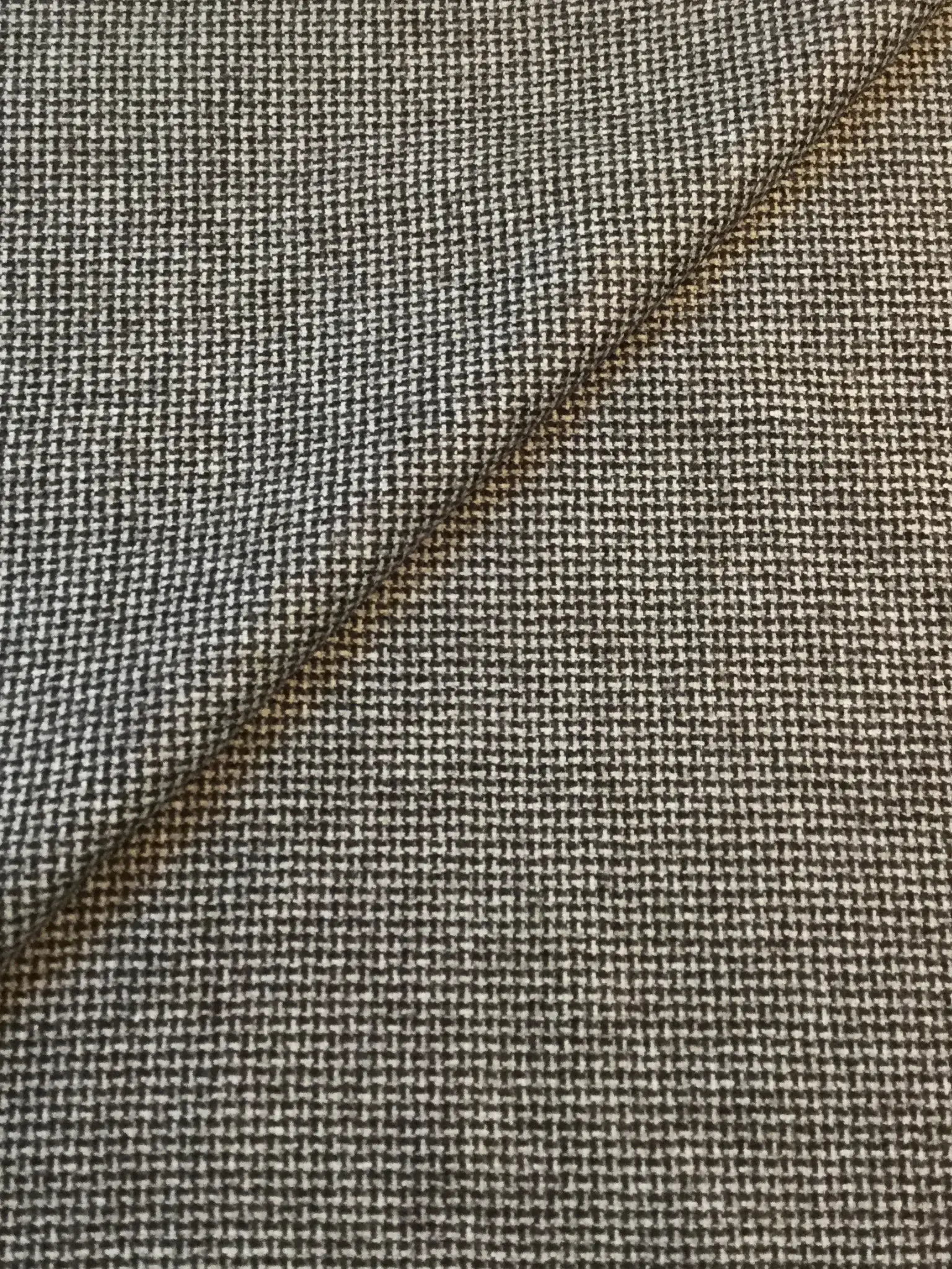 Italian Wool Novelty Suiting in Chocolate