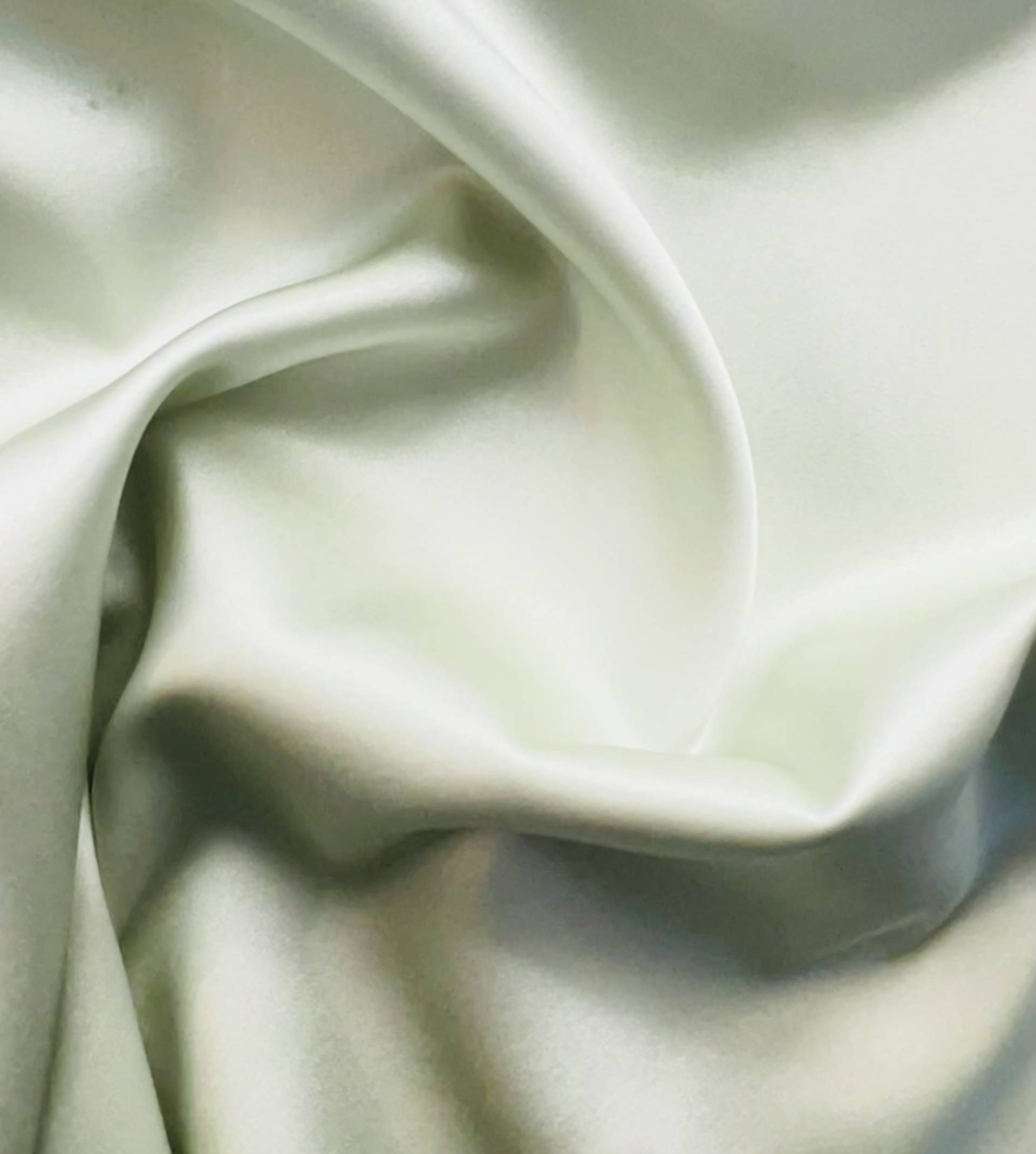 Stretch Silk Charmeuse in Tea Green