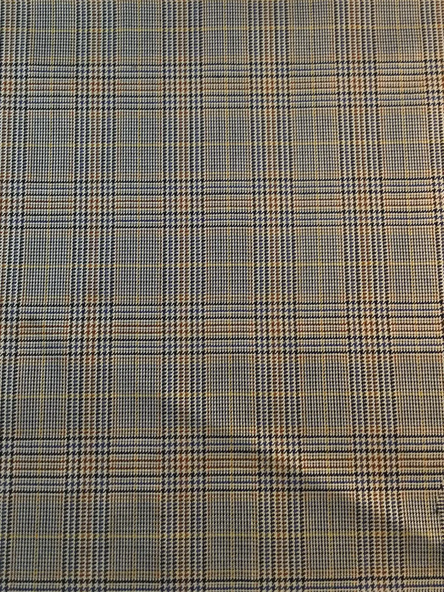 Italian Silk and Wool Super 110's Plaid