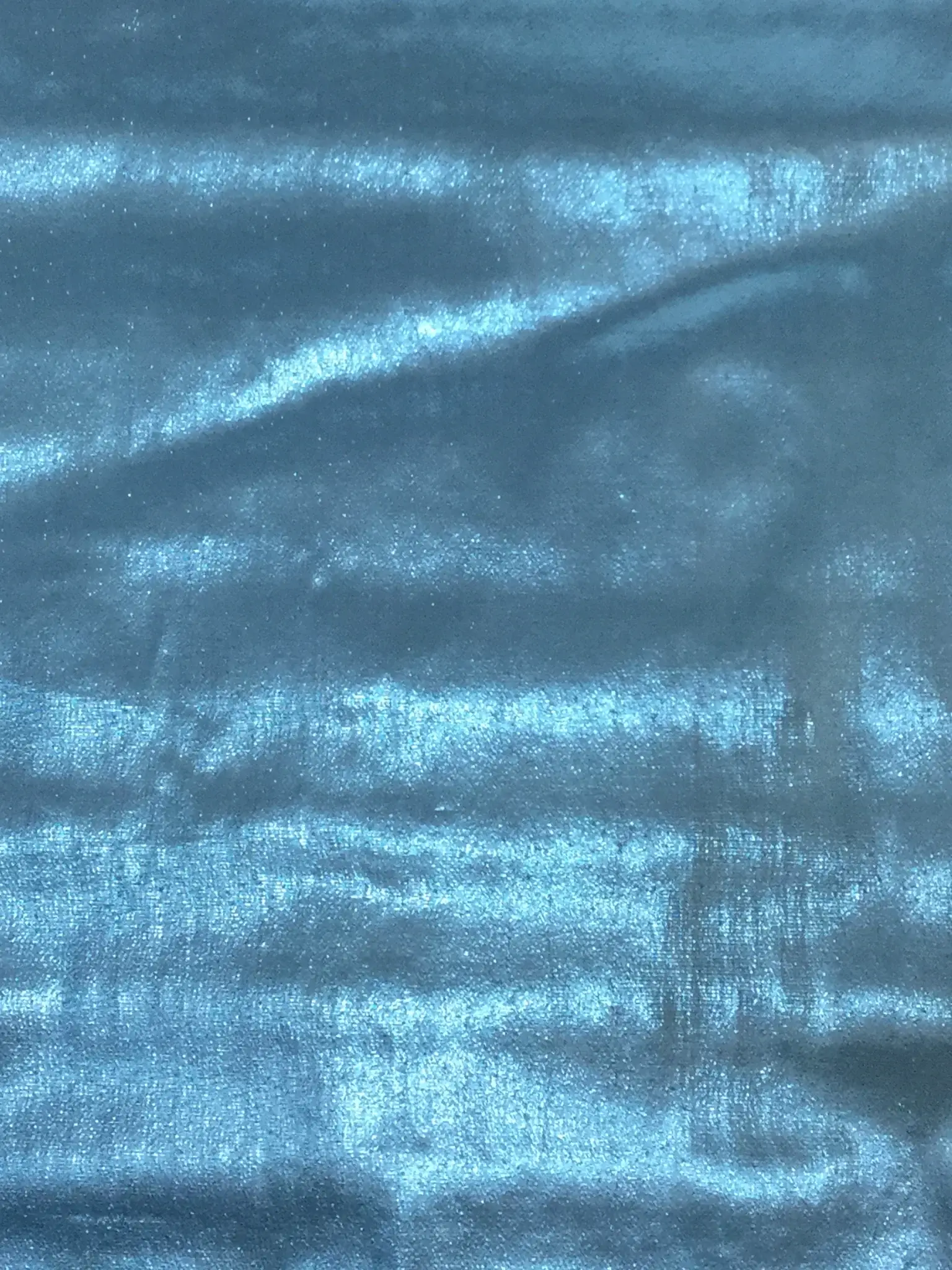 Tissue Lamé in Aqua