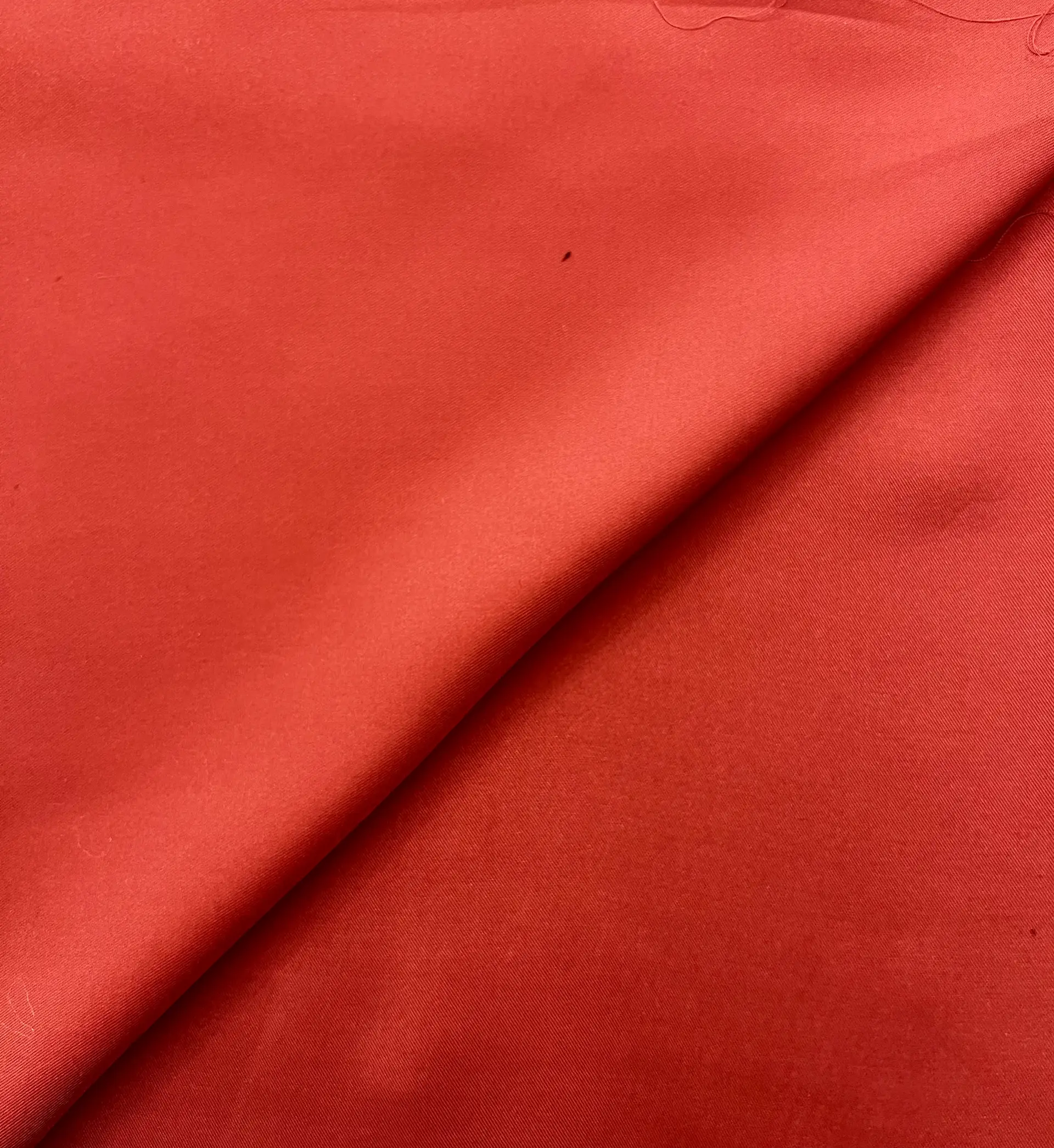 Pure Silk Twill in Rust