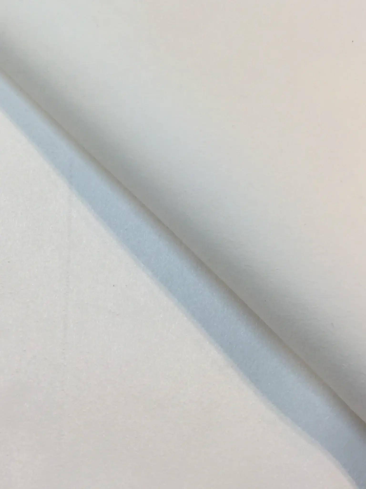 Faux Suede in Optic White
