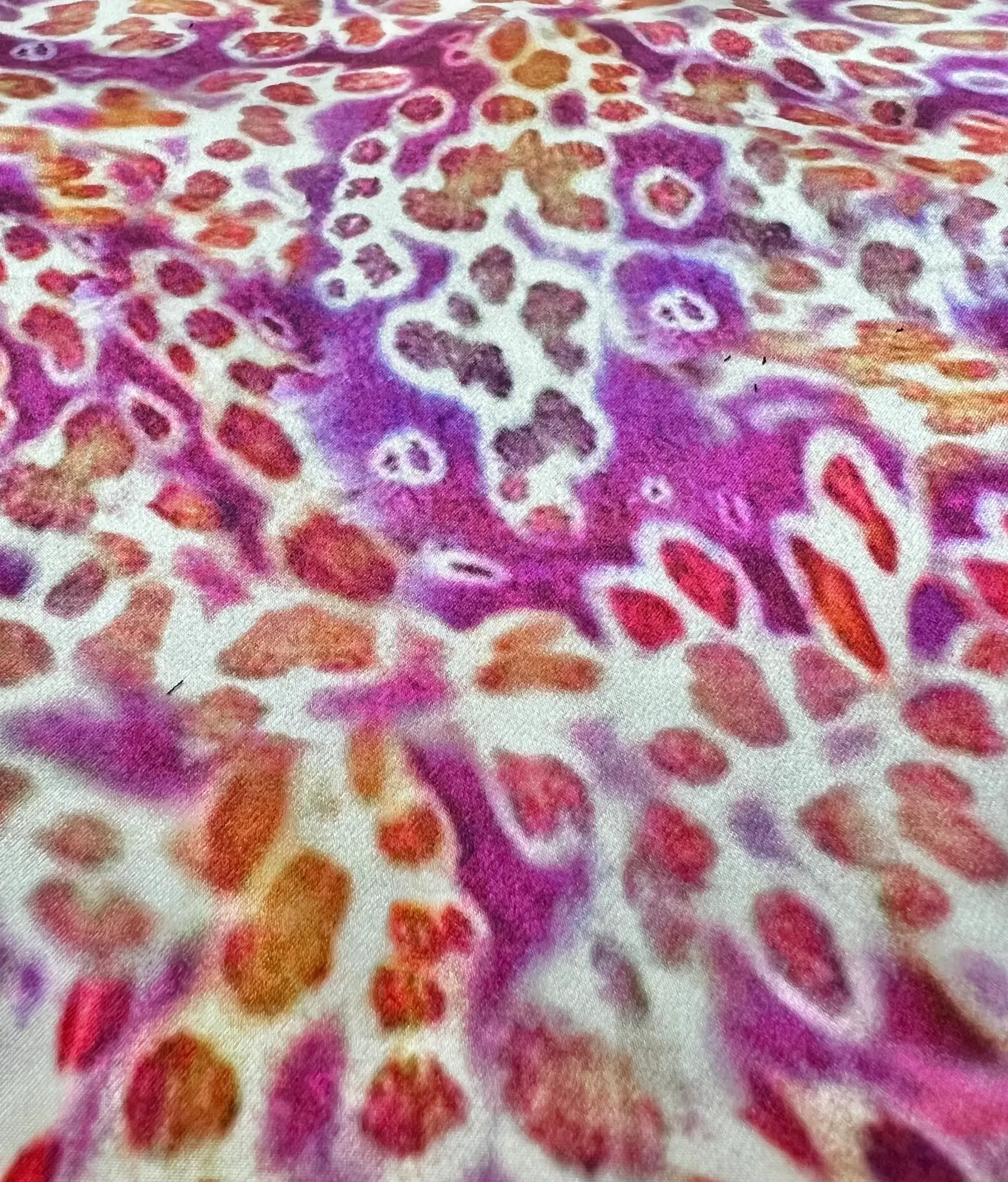 Printed Silk Charmeuse
