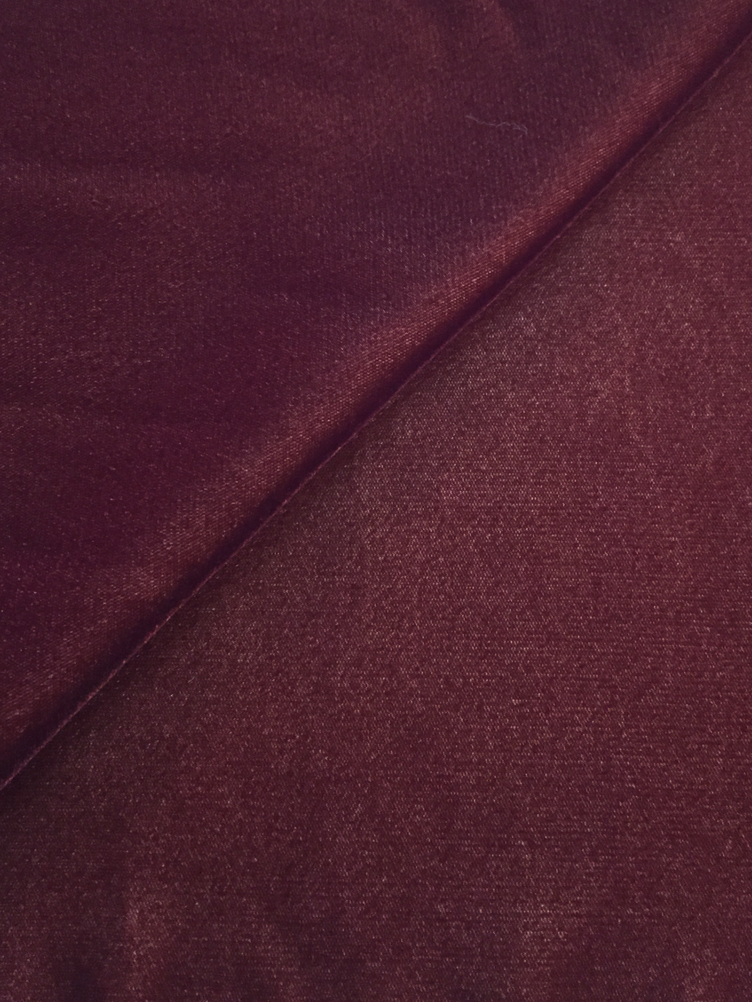  56% Acetate/ 44% Rayon Velvet in Shiraz