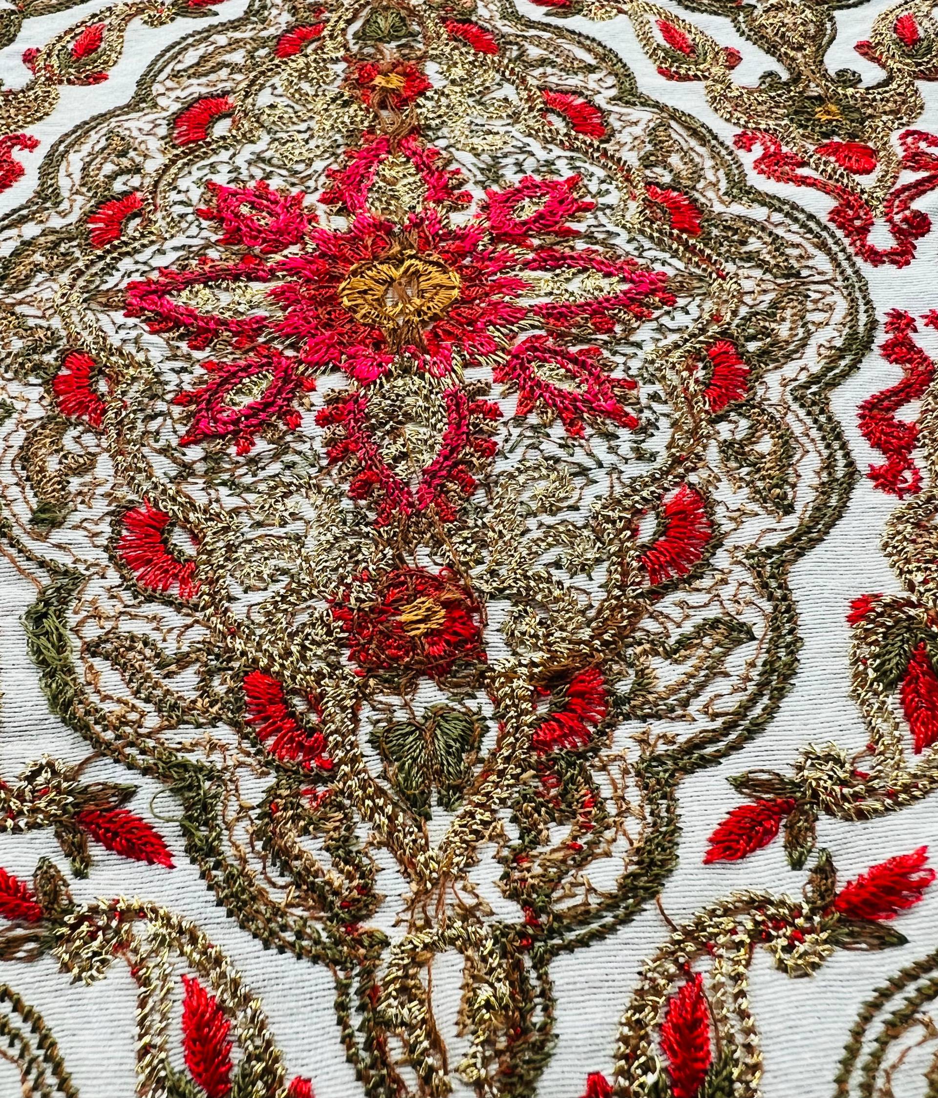 Embroidered Taffeta 