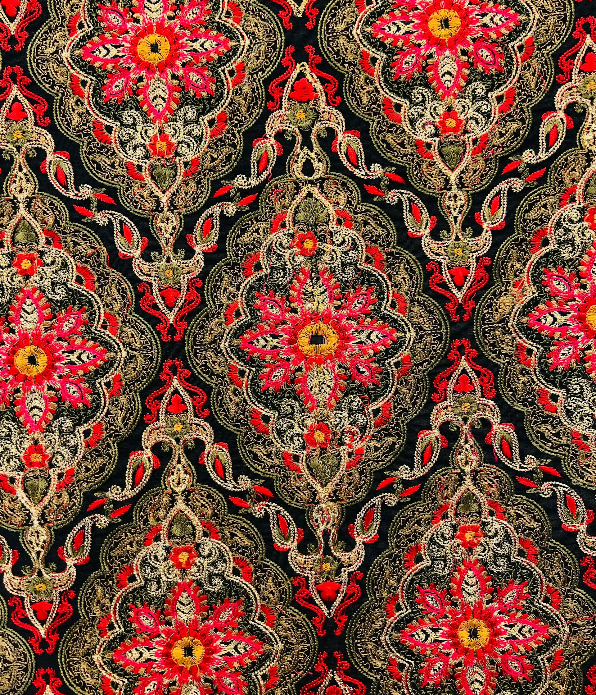 Embroidered Taffeta 