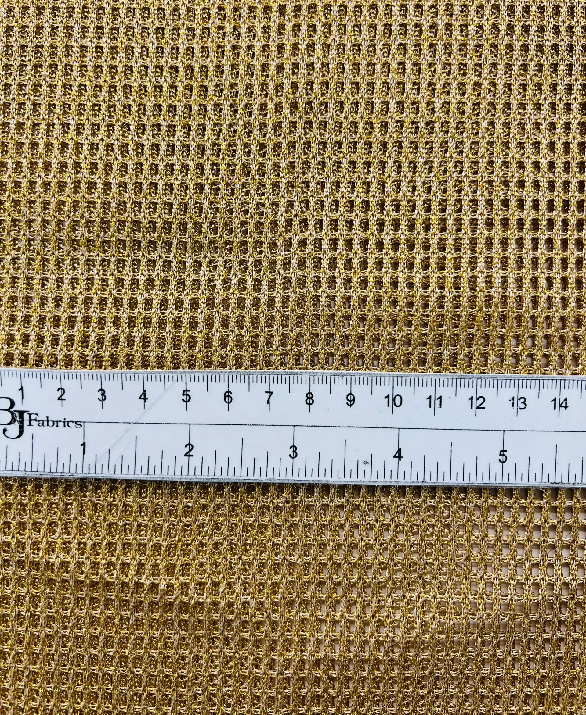 Metallic Mesh in Gold