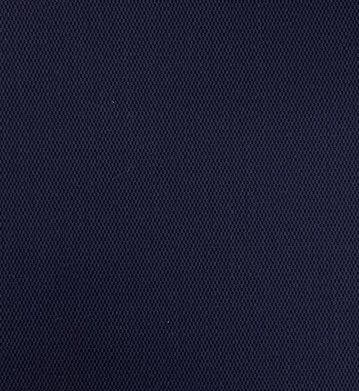 Italian Wool Heavy Crepe Pique in Navy