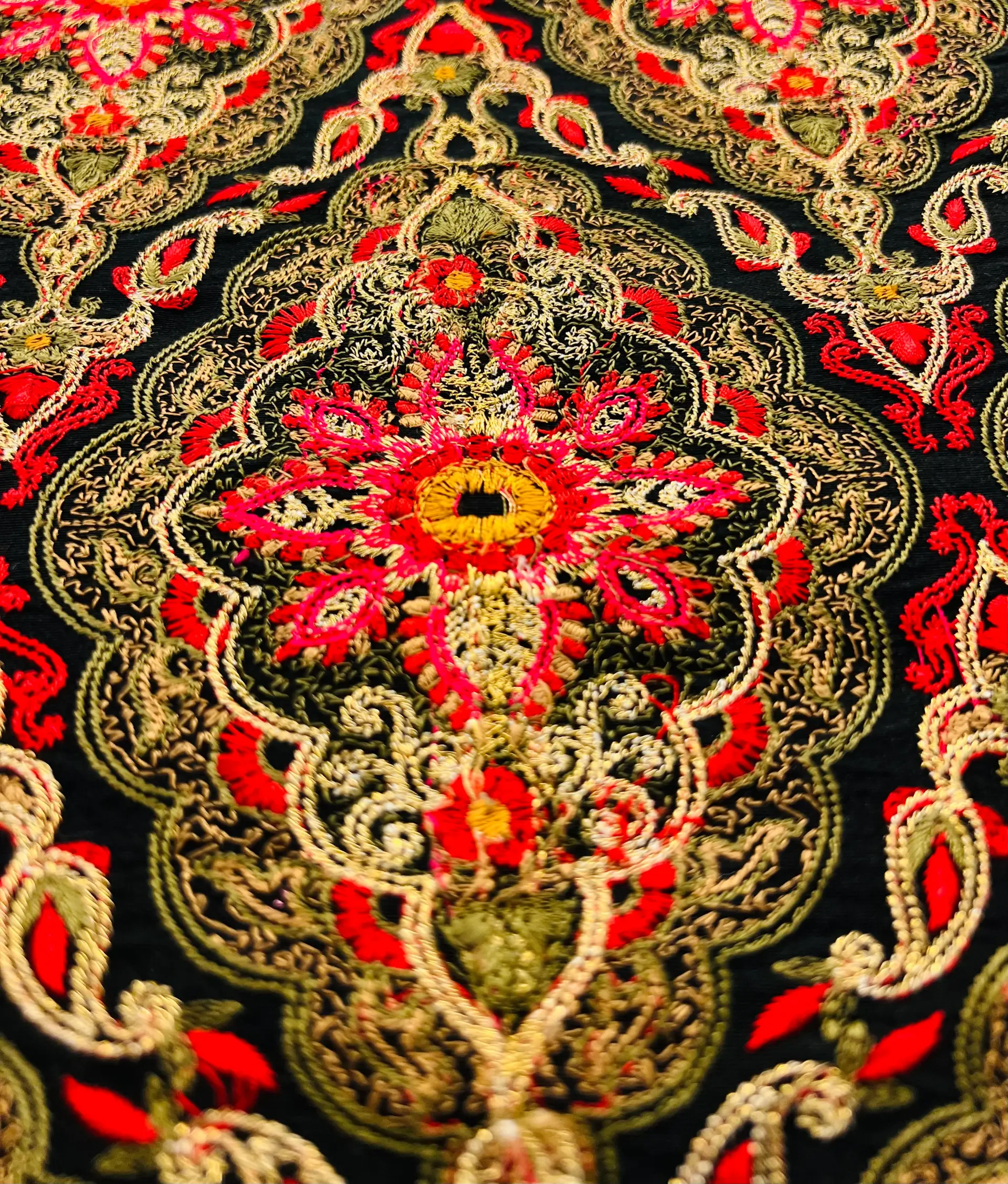 Embroidered Taffeta 