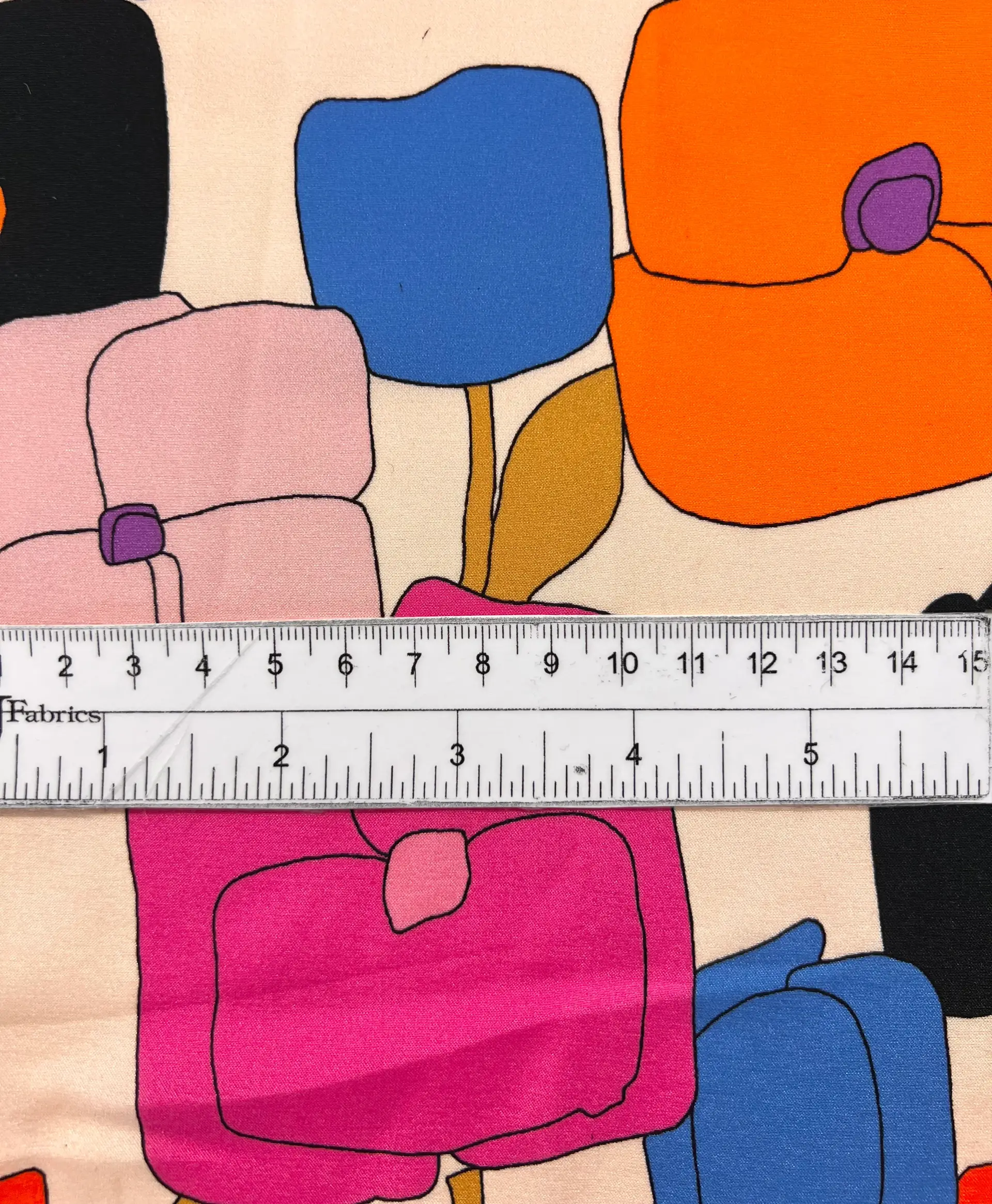 Printed Stretch silk charmeuse