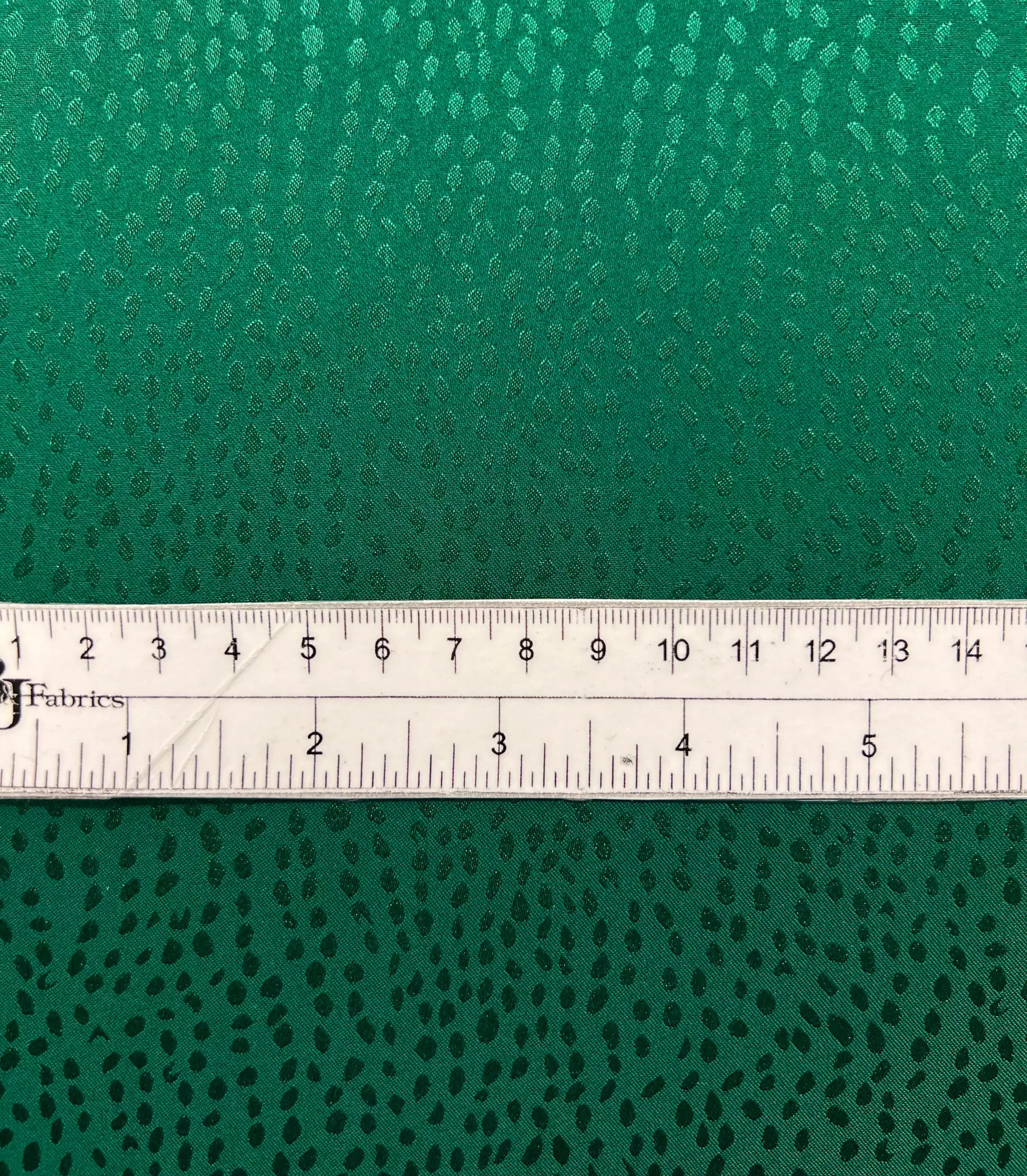 Stretch Jacquard in Green 
