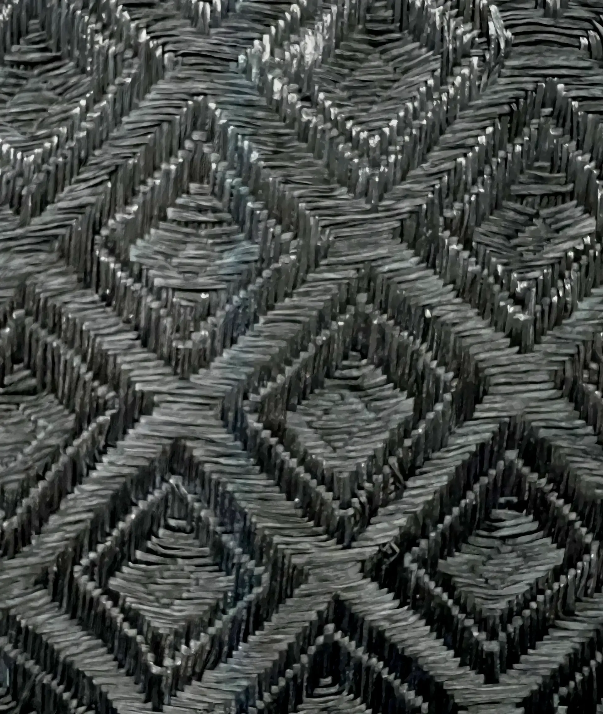 Made in Italy Geometric Design Raffia