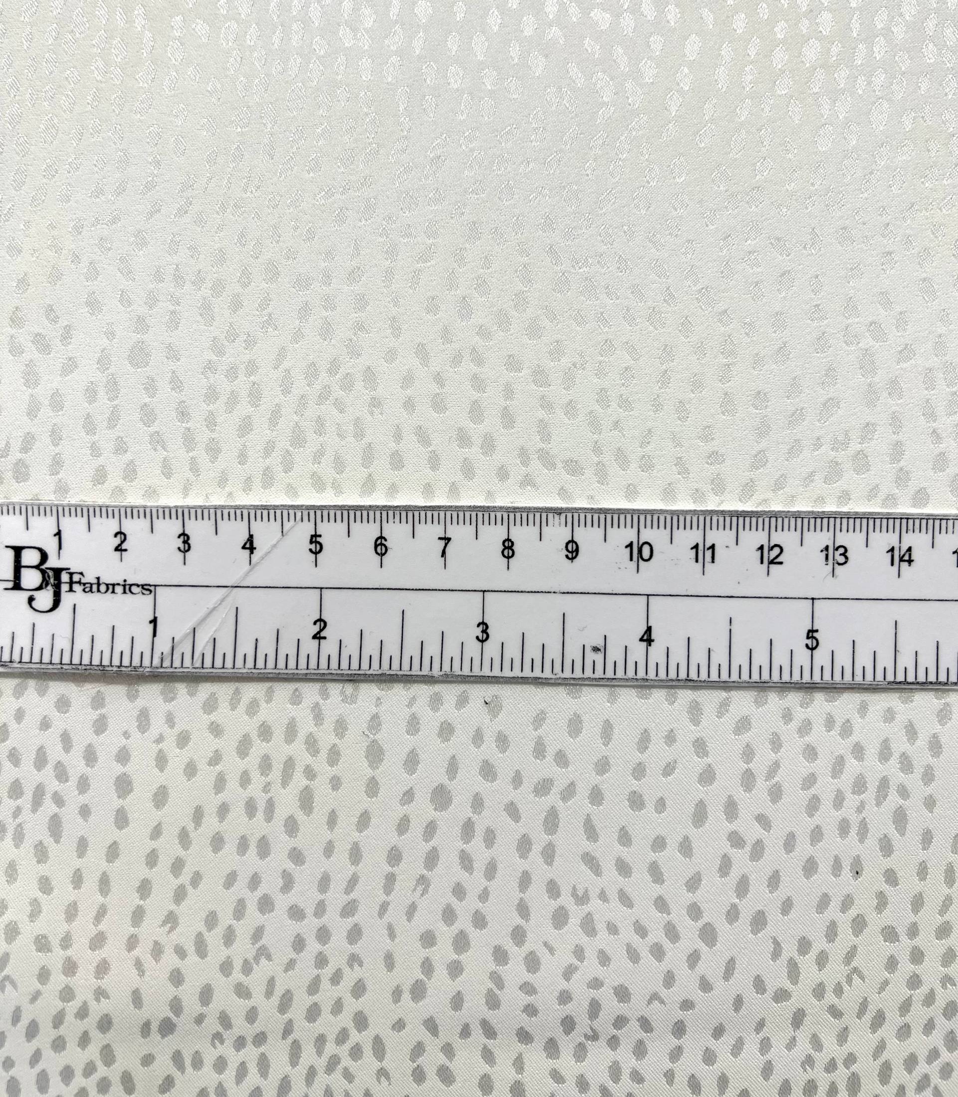 Stretch Jacquard in White