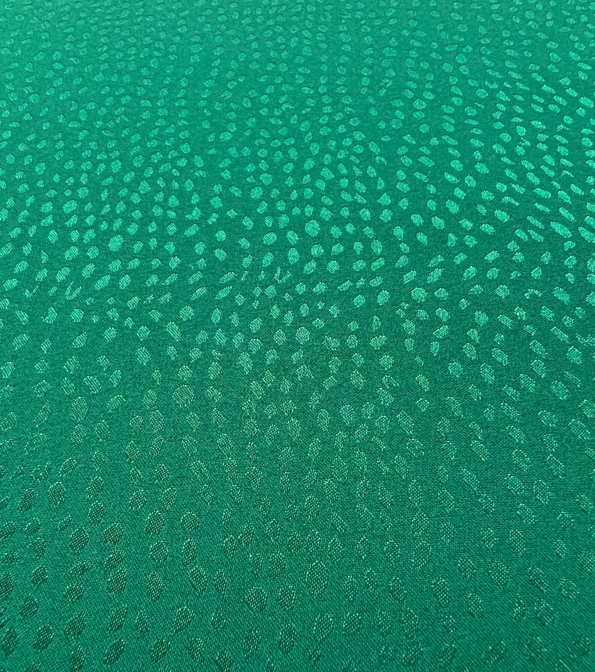 Stretch Jacquard in Green 