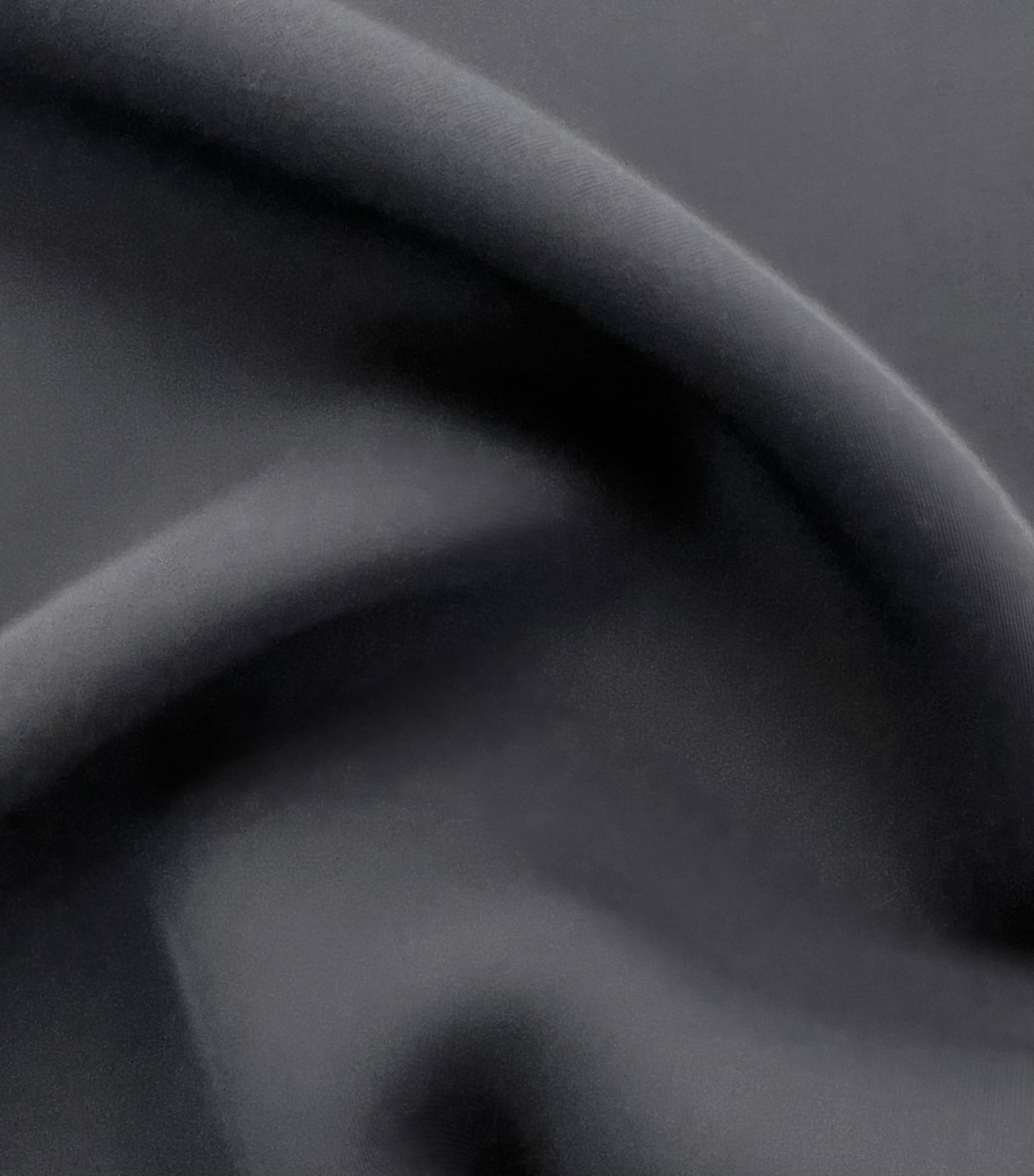 Silk Crepé de Chine in Dark Grey