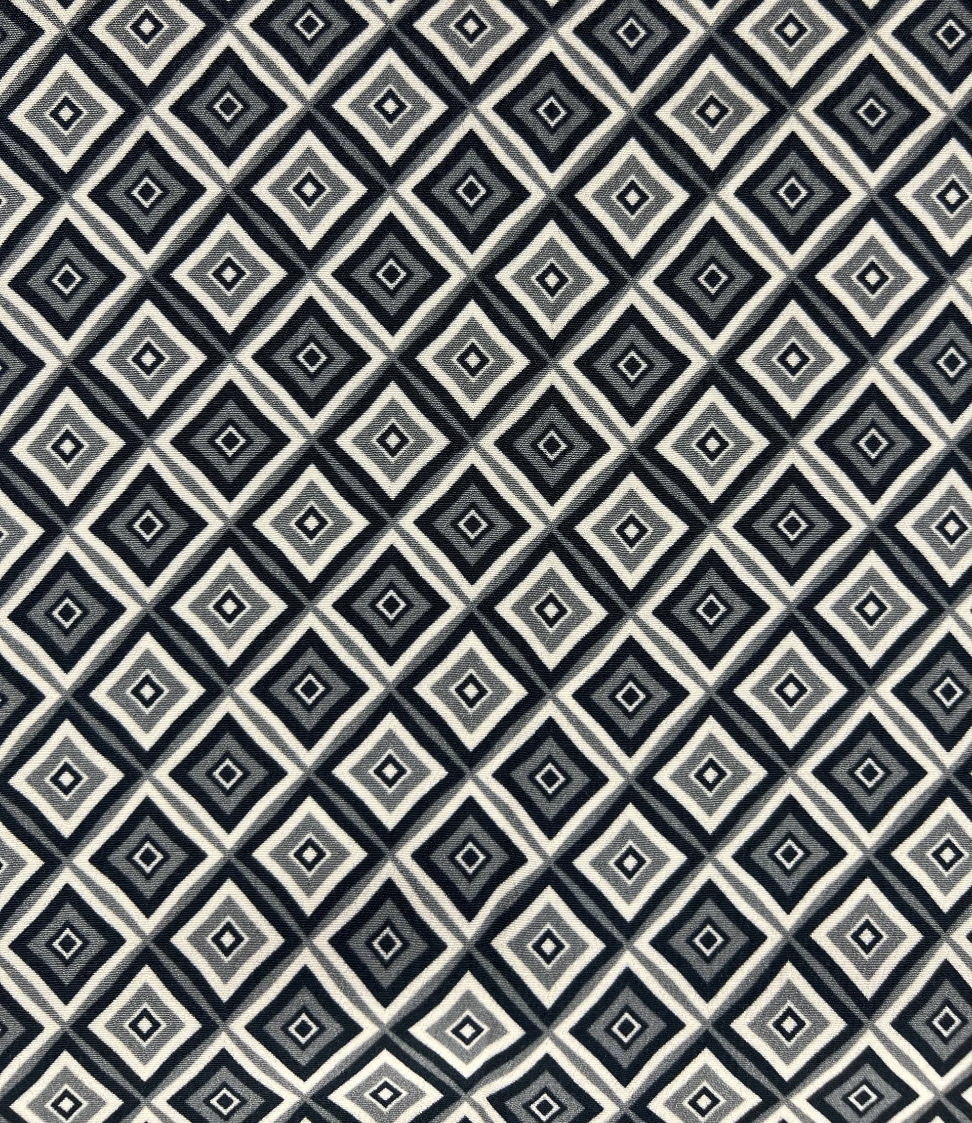 Printed 100% Viscose Tissue crepé in Greys