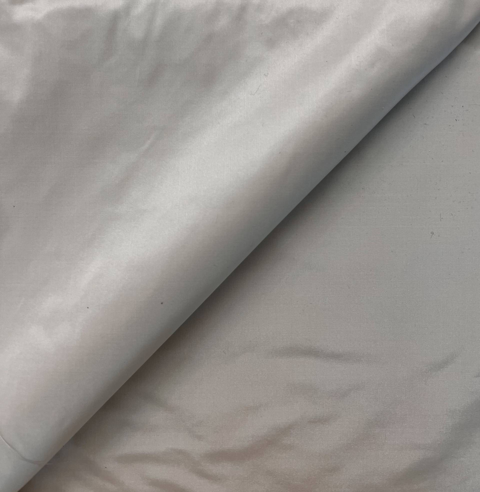 Silk Taffeta in Pewter