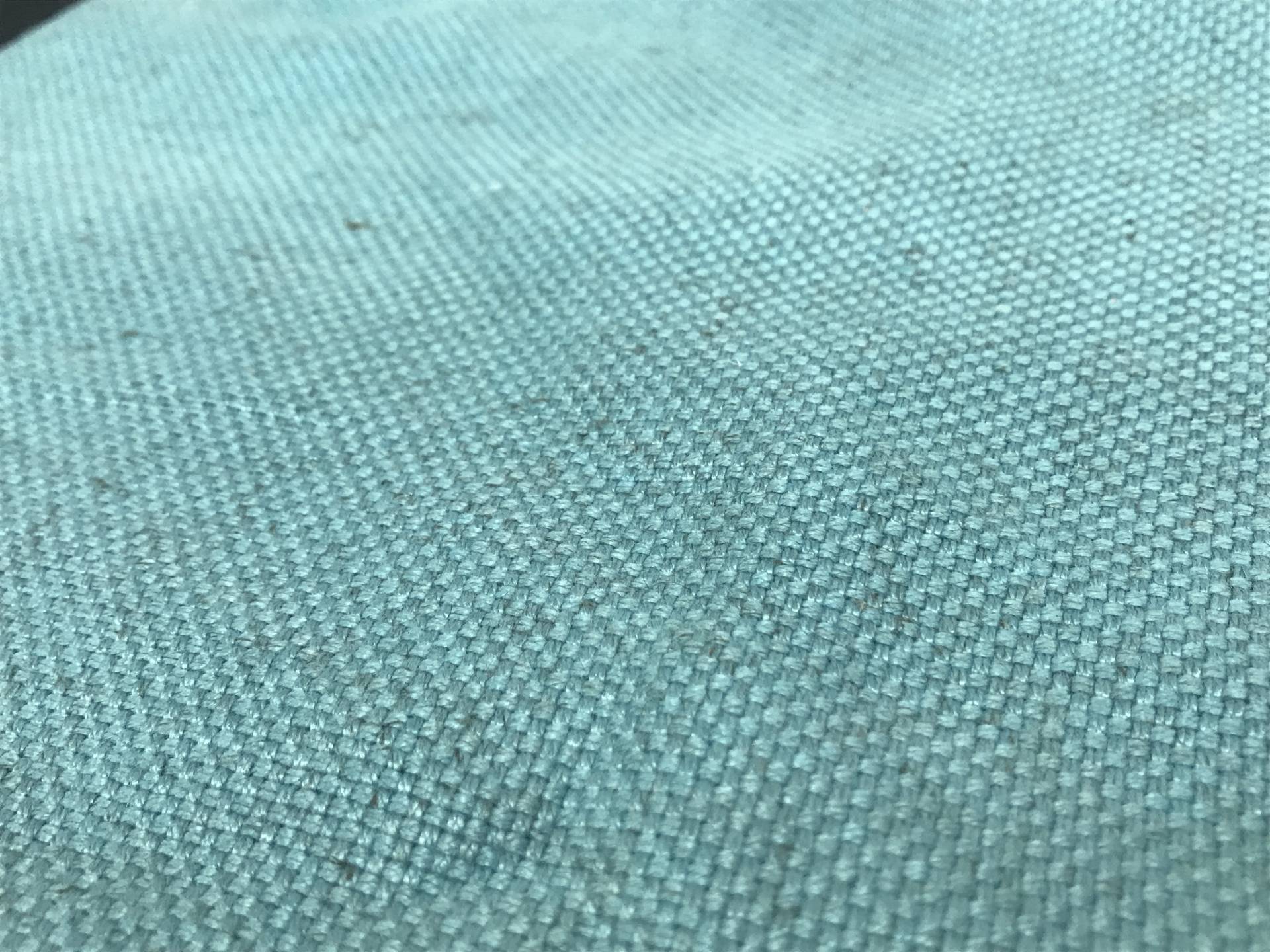 bamboo and linen blend in jade closeup to show texture