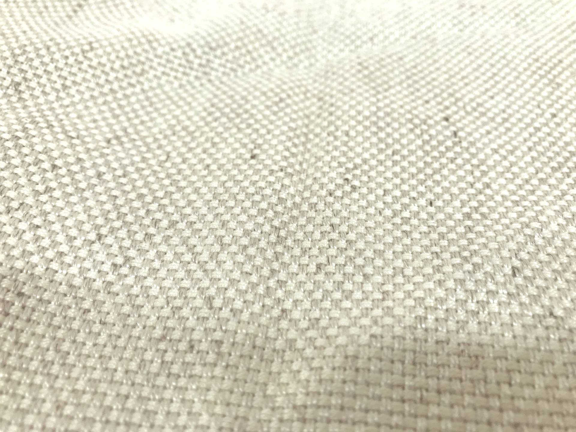 bamboo and linen blend in bone closeup to show texture
