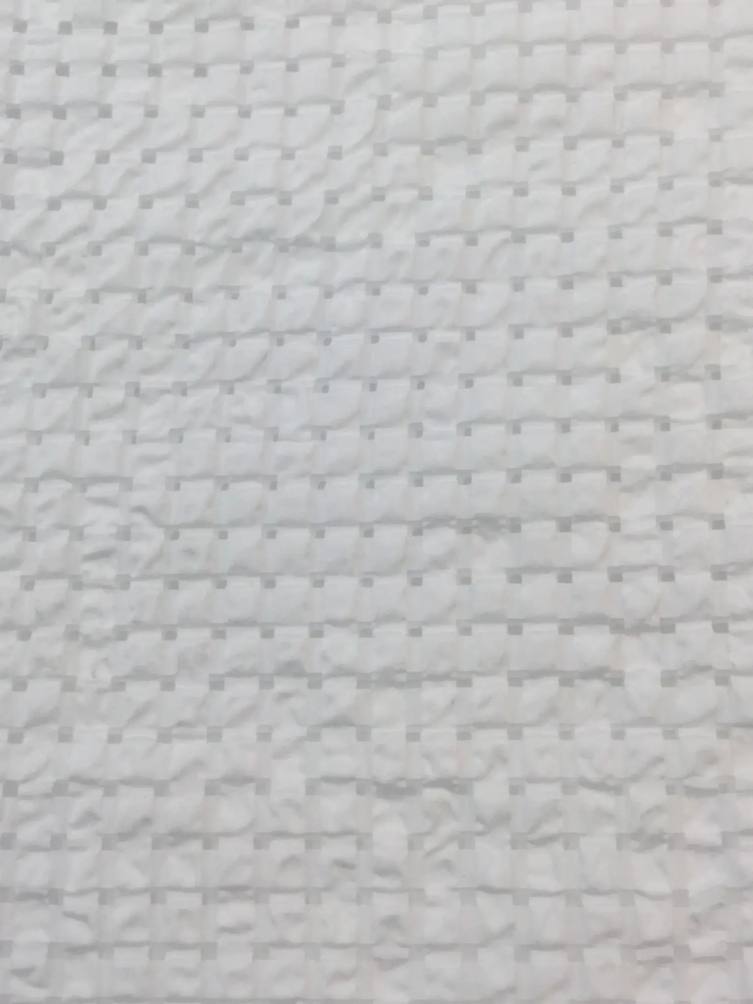 Seersucker Organza in White