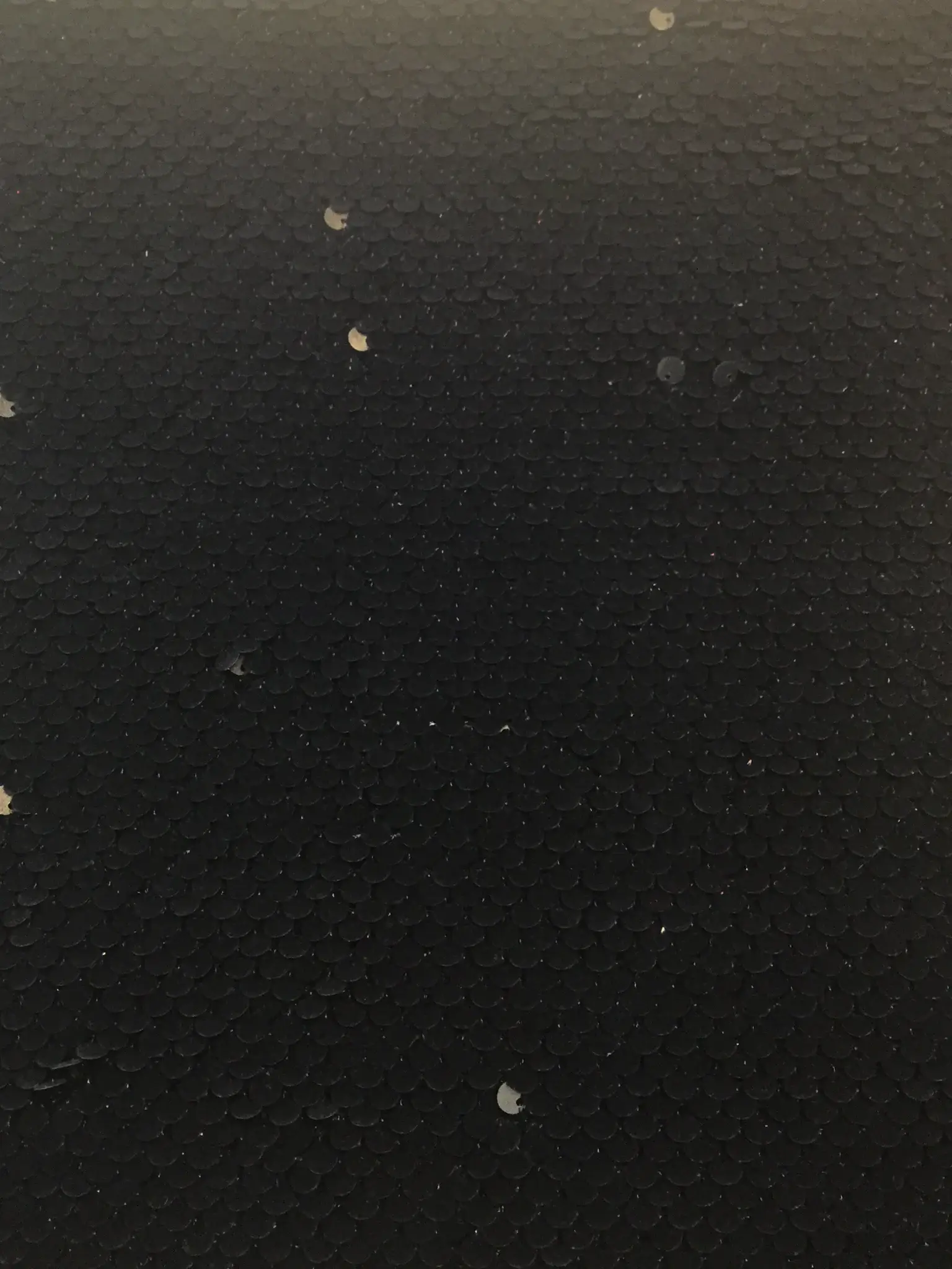 Flocked Baby Paillettes on Stretch Velvet in Navy