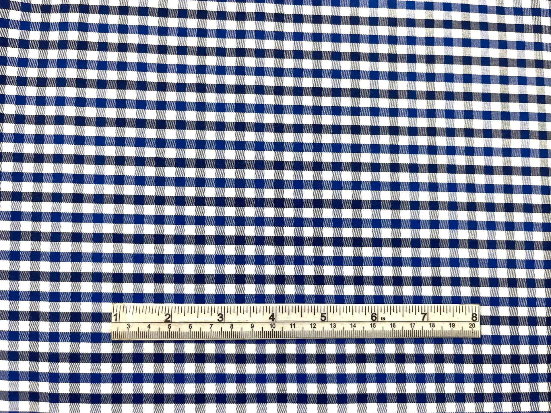 Cotton Gingham in Royal Navy