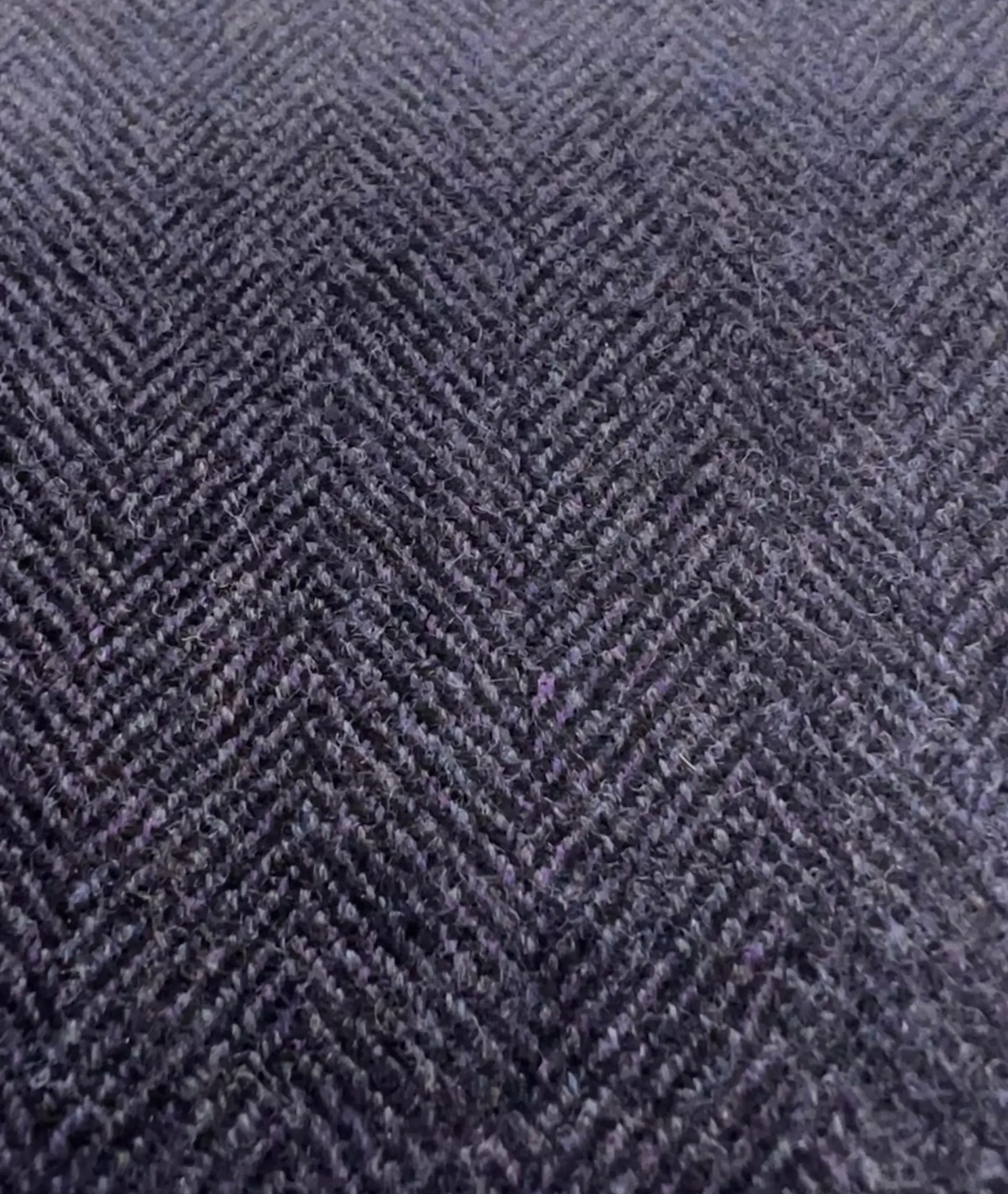 Loro Piana Wool and Cashmere Herringbone in Midnight