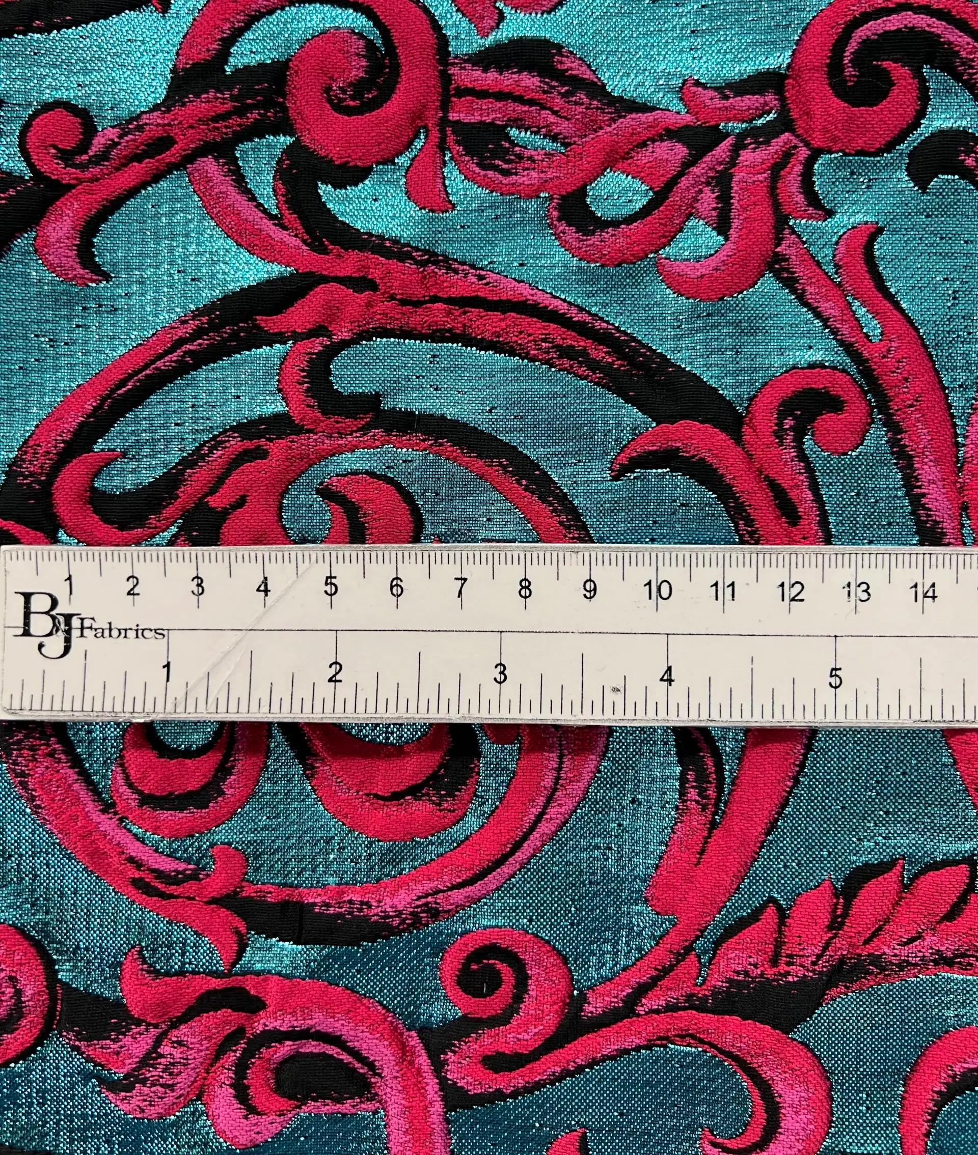 Cotton Viscose Acetate Metallic Brocade