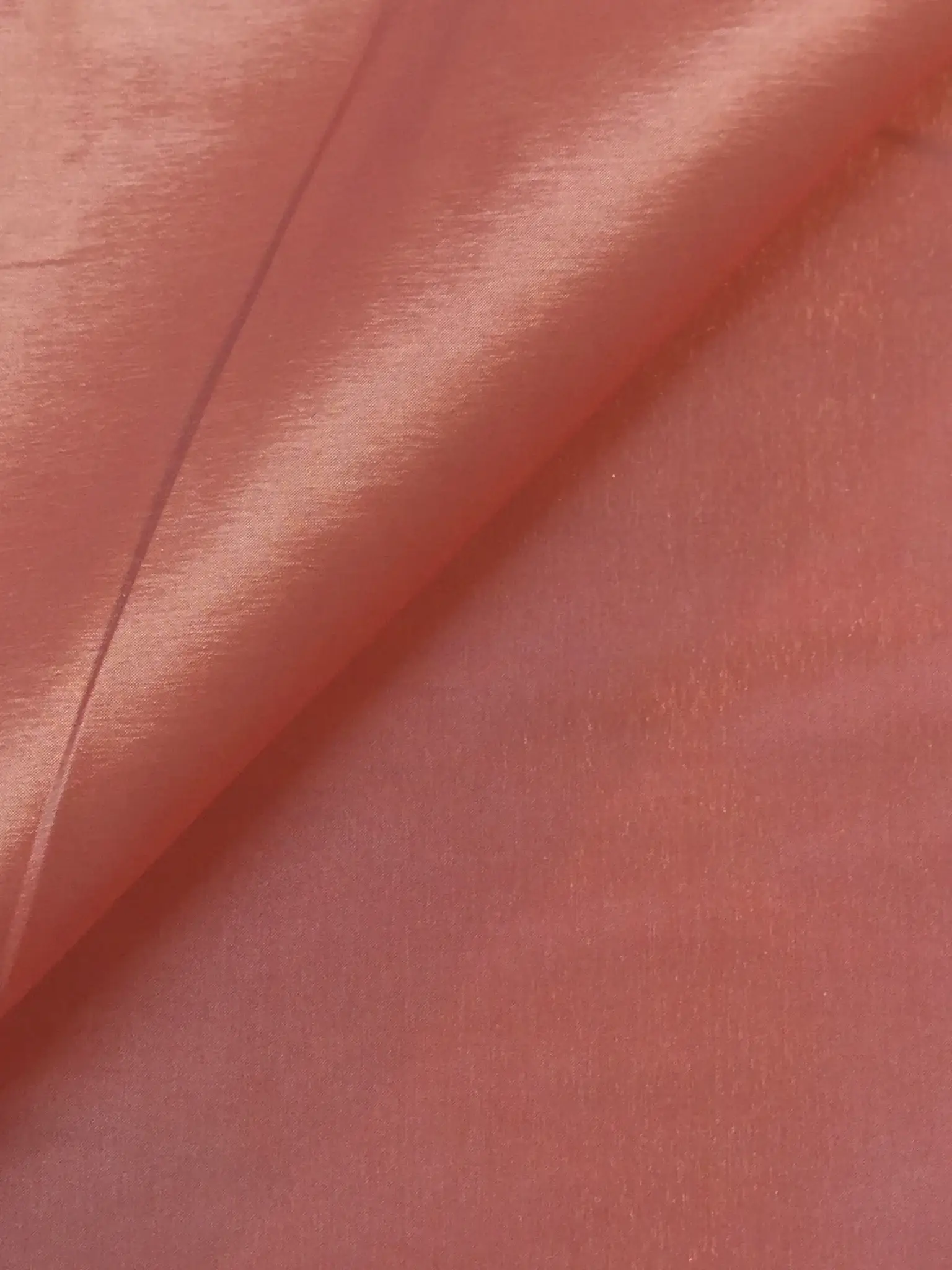 Iridescent Stretch Taffeta in Burgundy/Beige