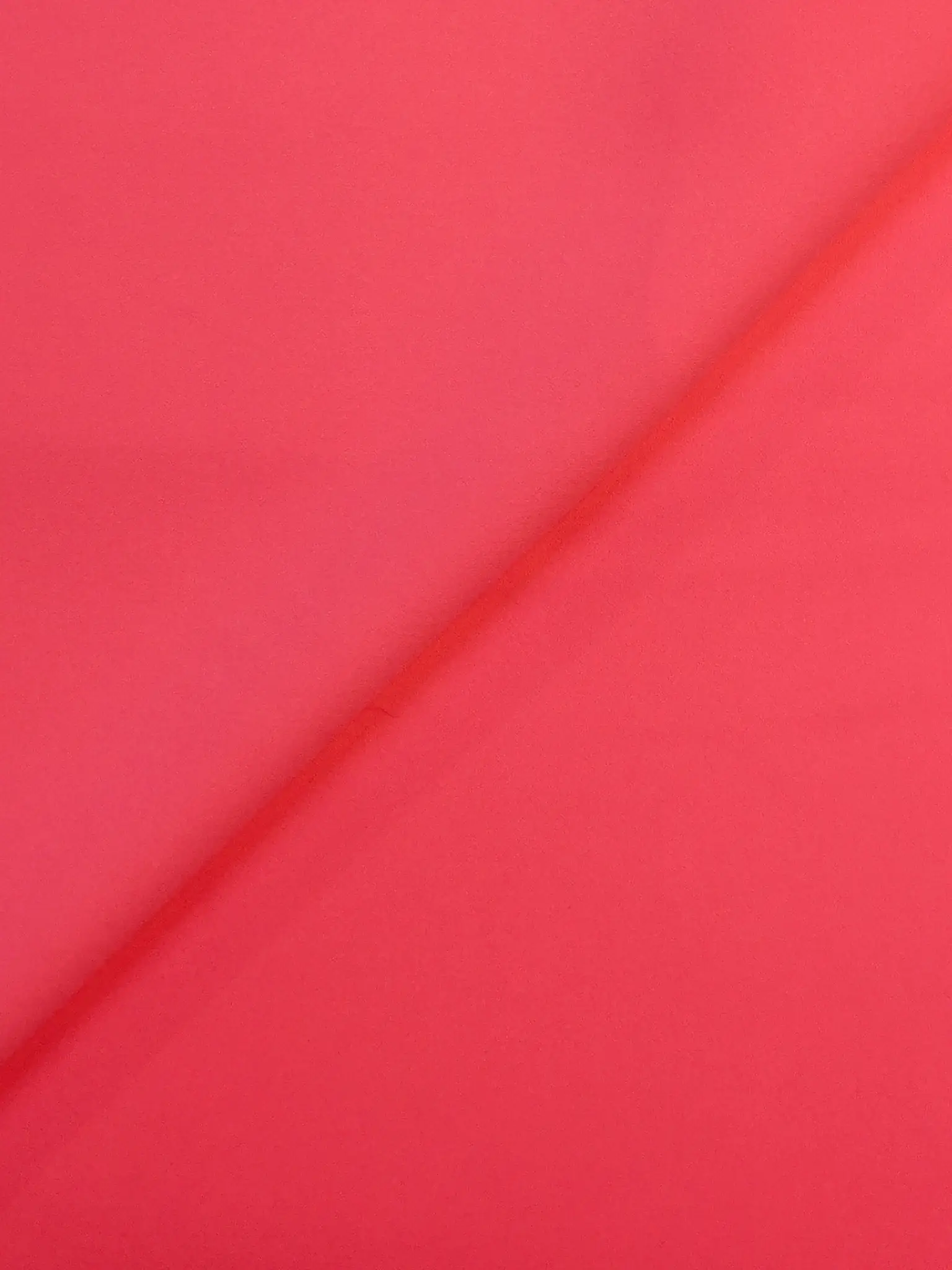 Polyester and Spandex Stretch Crepe in Neon Pink