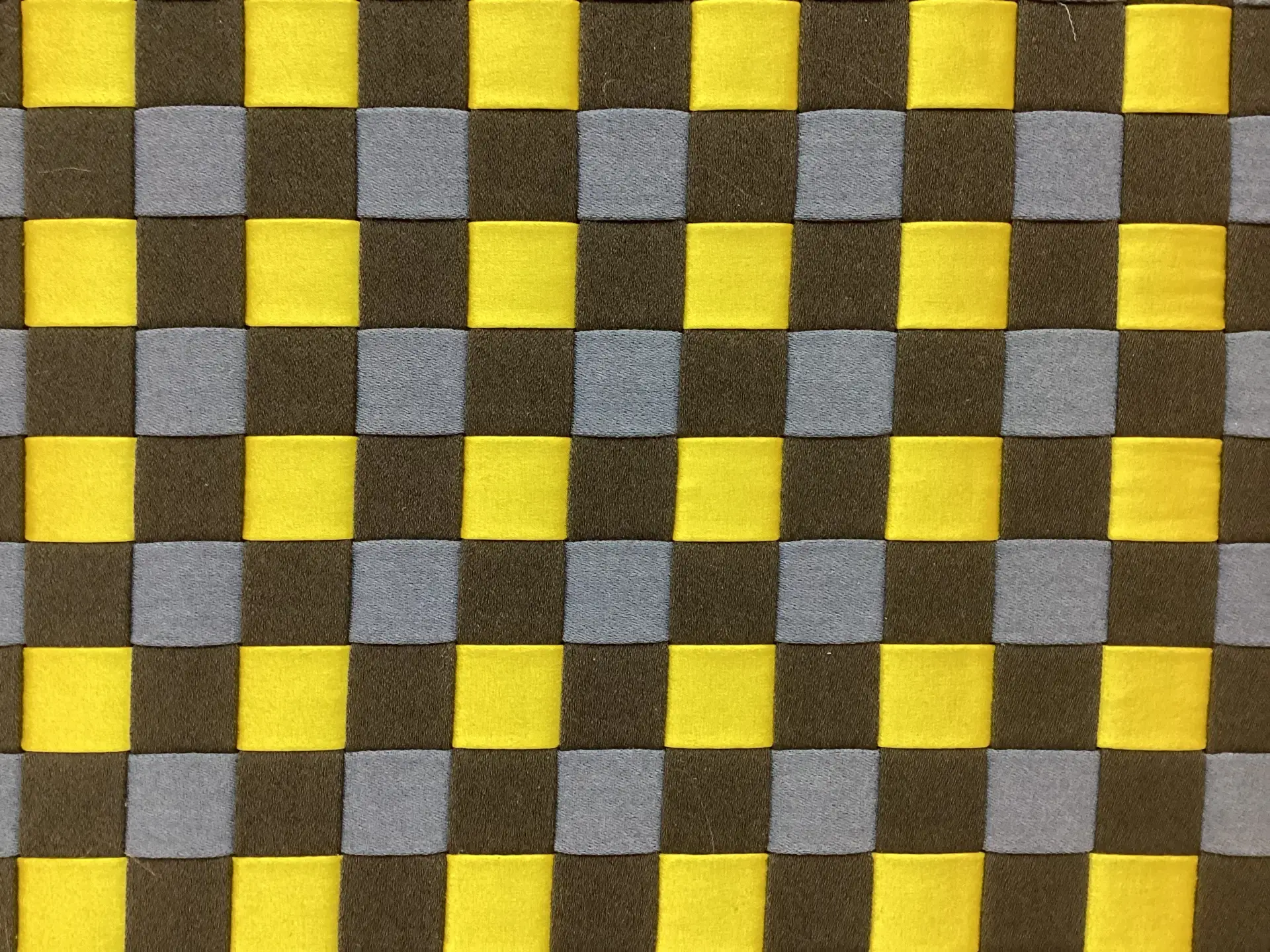 Basket Woven Novelty in Chartreuse, Aegean & Black